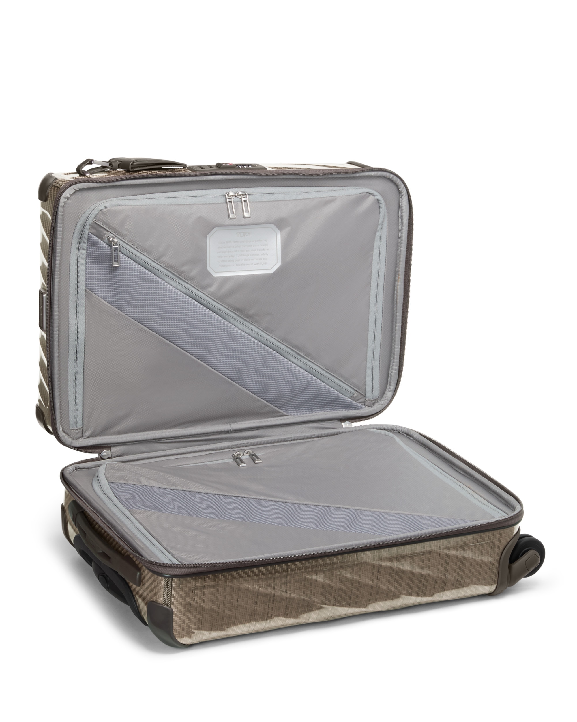 Maleta de cabina Continental 19 Degree Lite rígida con capacidad de 42 litros - Tumi - Blanco Titanio Brillo Blanco Titanio Brillo-3