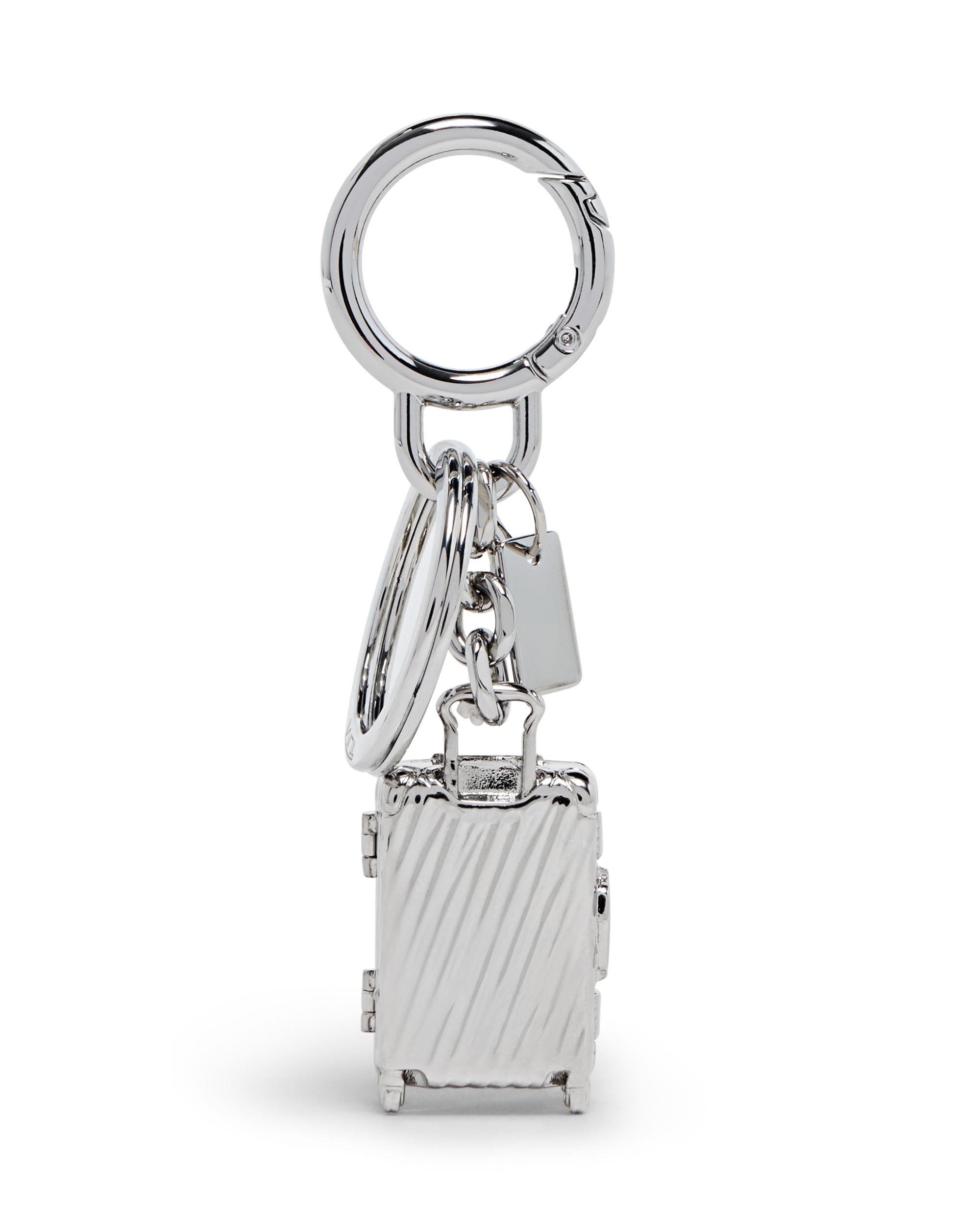 Llavero y charm de equipaje de acero - Tumi - Plata Plata-2