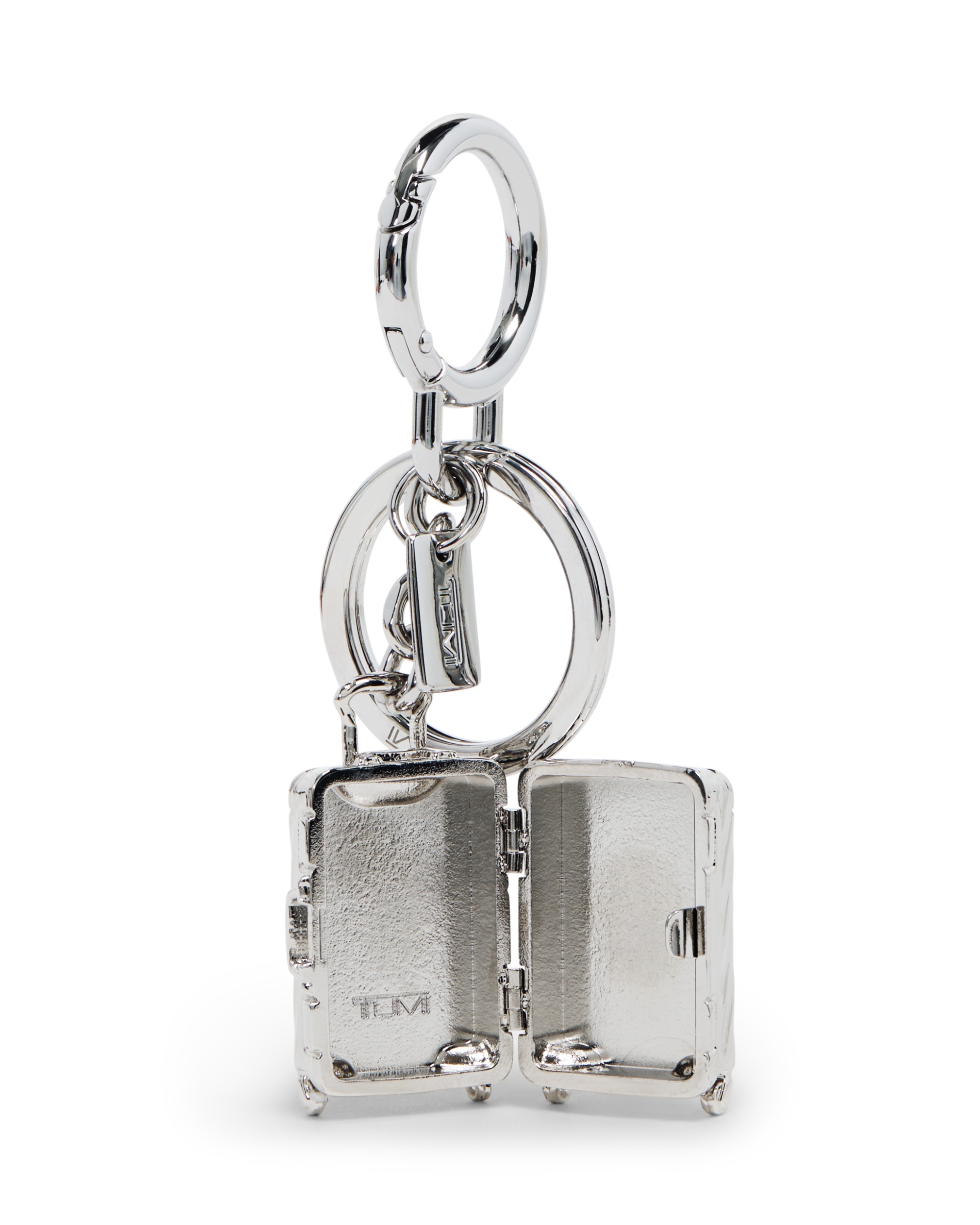 Llavero y charm de equipaje de acero - Tumi - Plata Plata-5