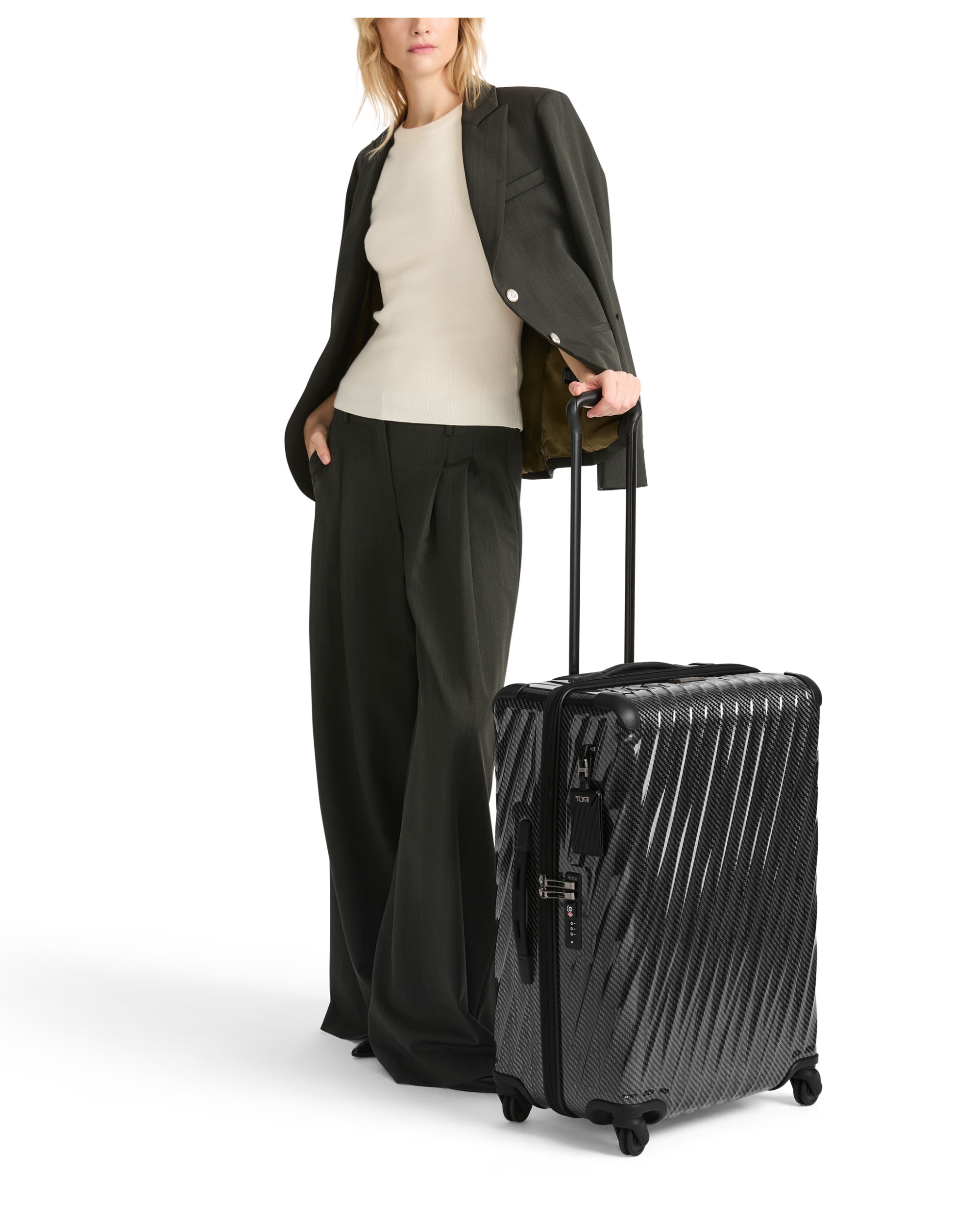 Maleta mediana 19 degree lite rígida con capacidad de 65 litros - Tumi - Negro Negro-2