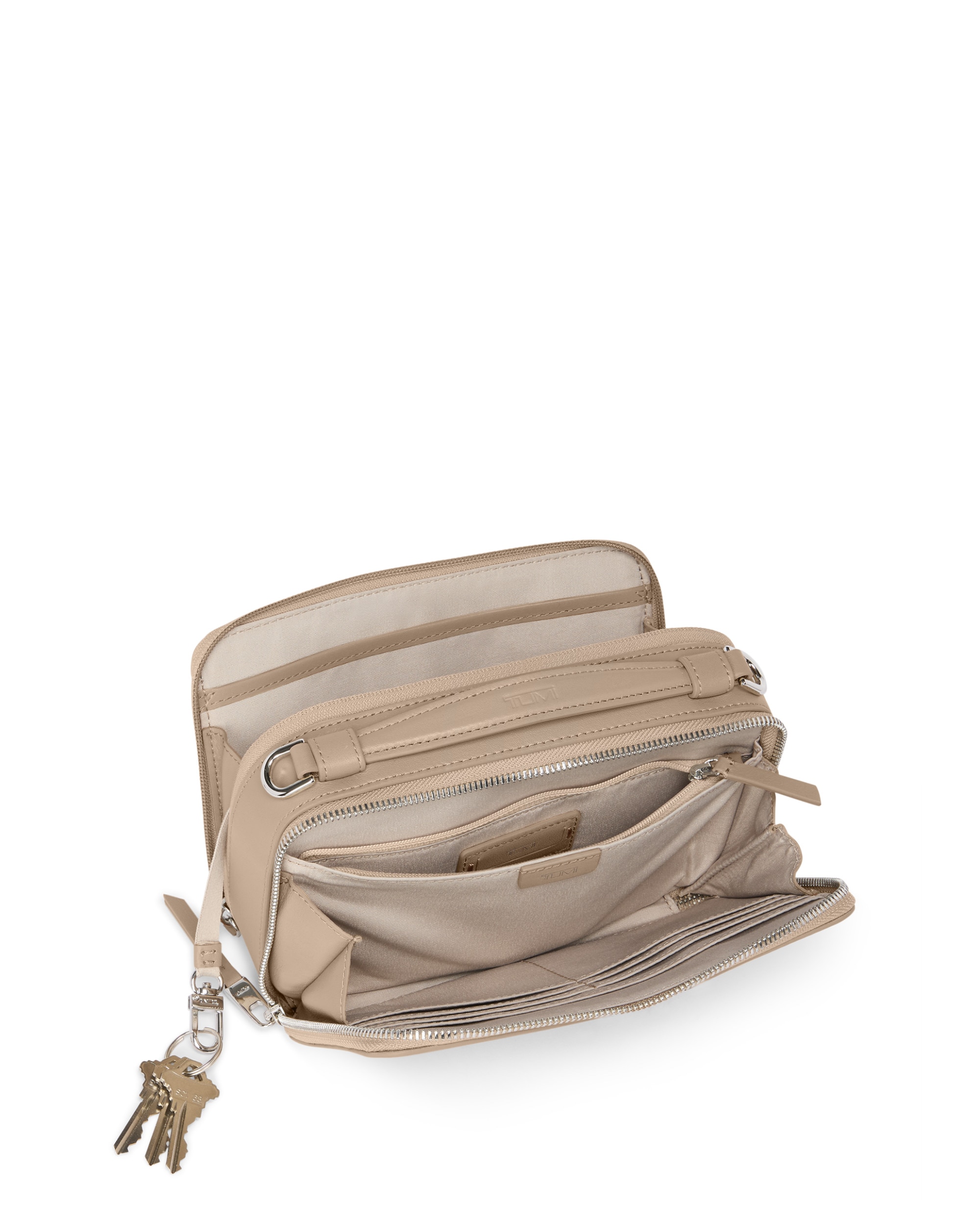 Bolso crossbody voyageur myla de piel - Tumi - Salmón Salmón-5
