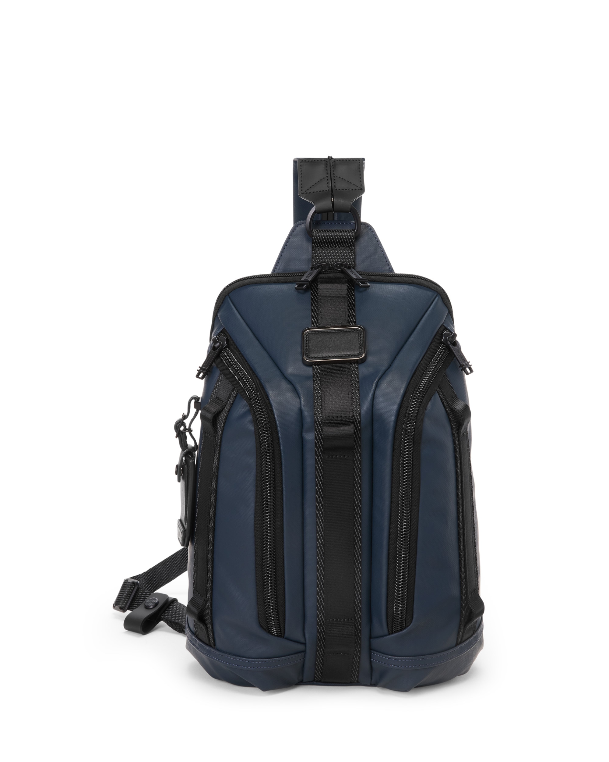 Imagen 0 de Bolso Sling Knight Alpha Bravo de lona revestida Azul marino