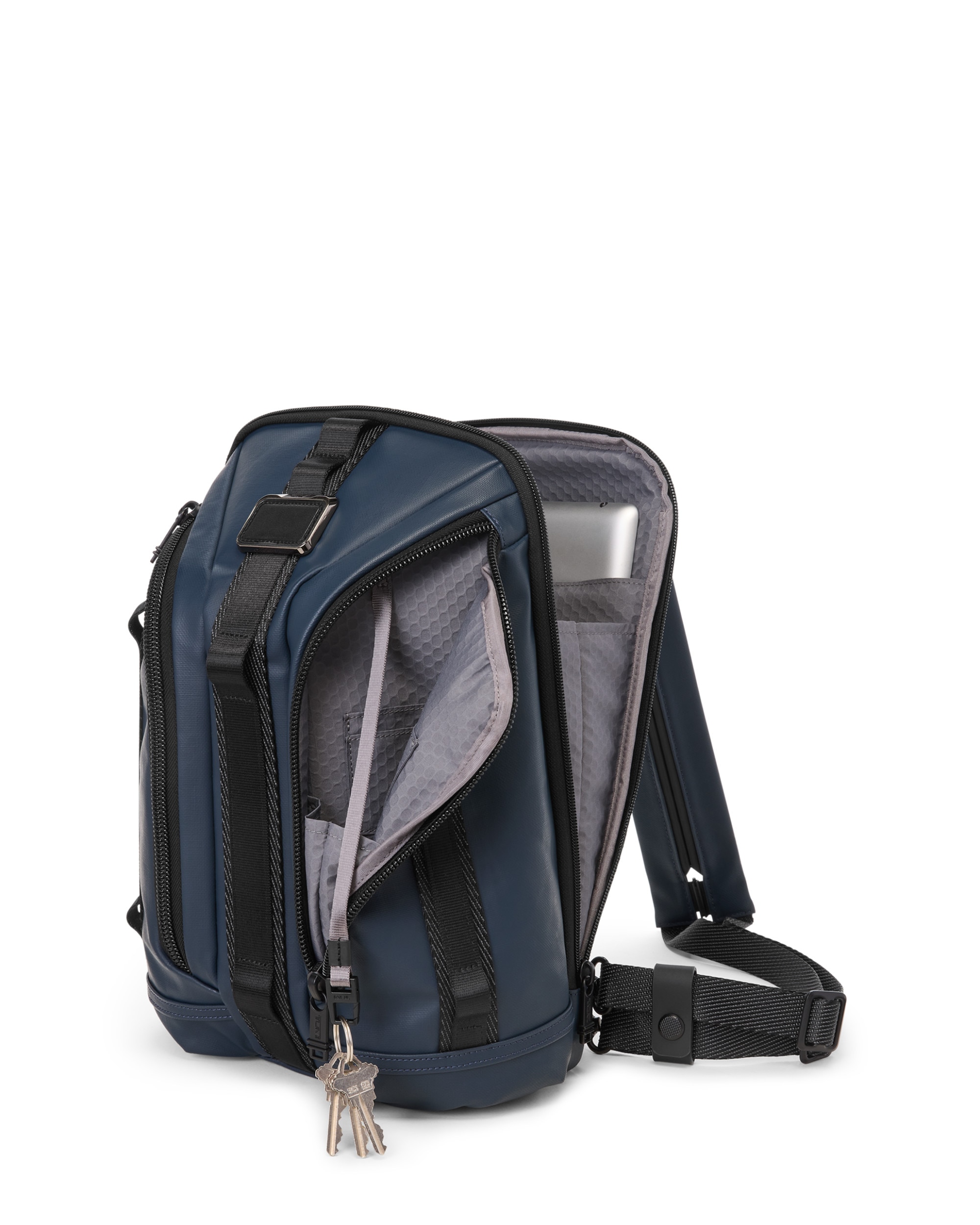 Bolso Sling Knight Alpha Bravo de lona revestida - Tumi - Azul marino Azul marino-2