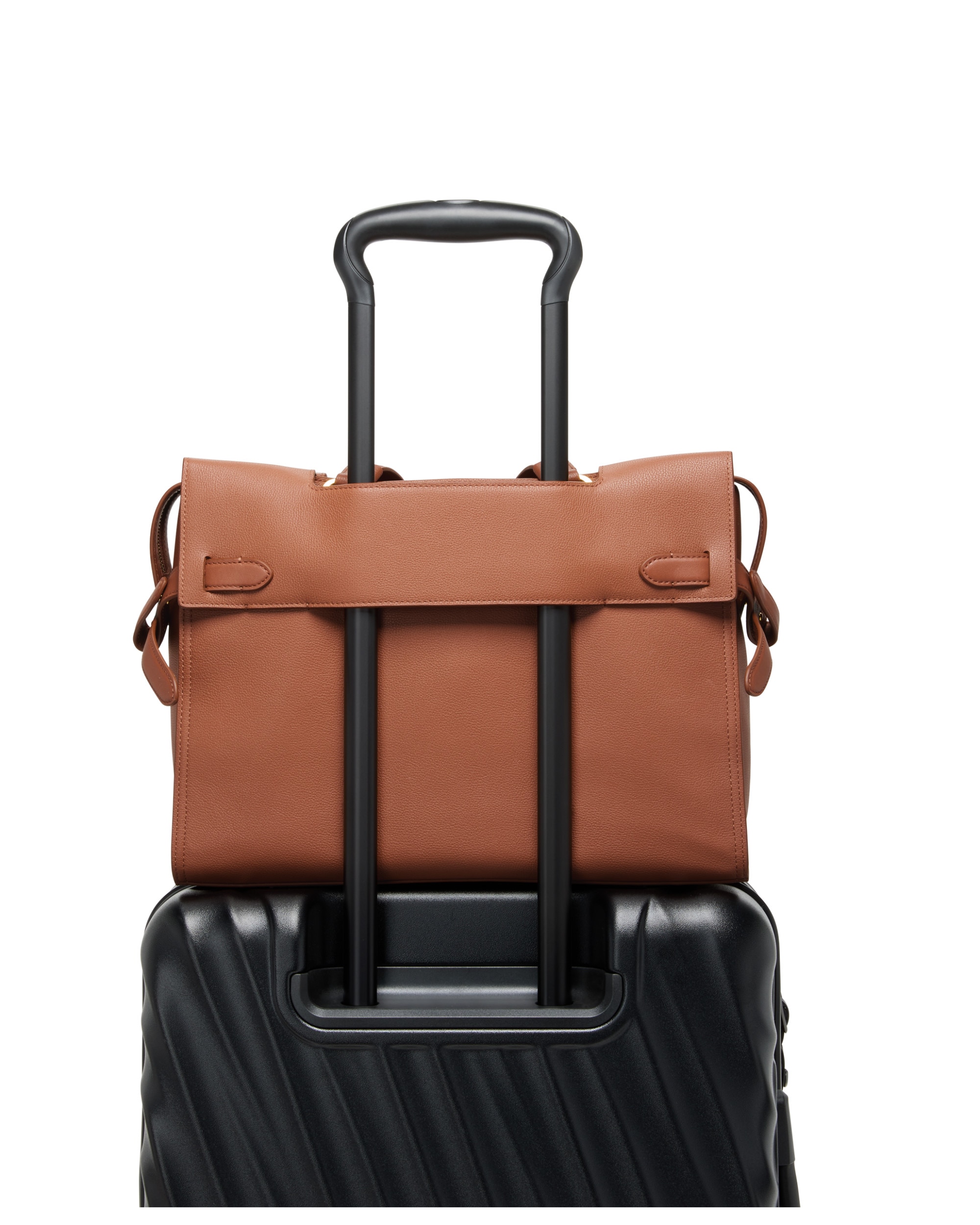 Bolso tote mediano argent de piel - Tumi - Marrón Marrón-6