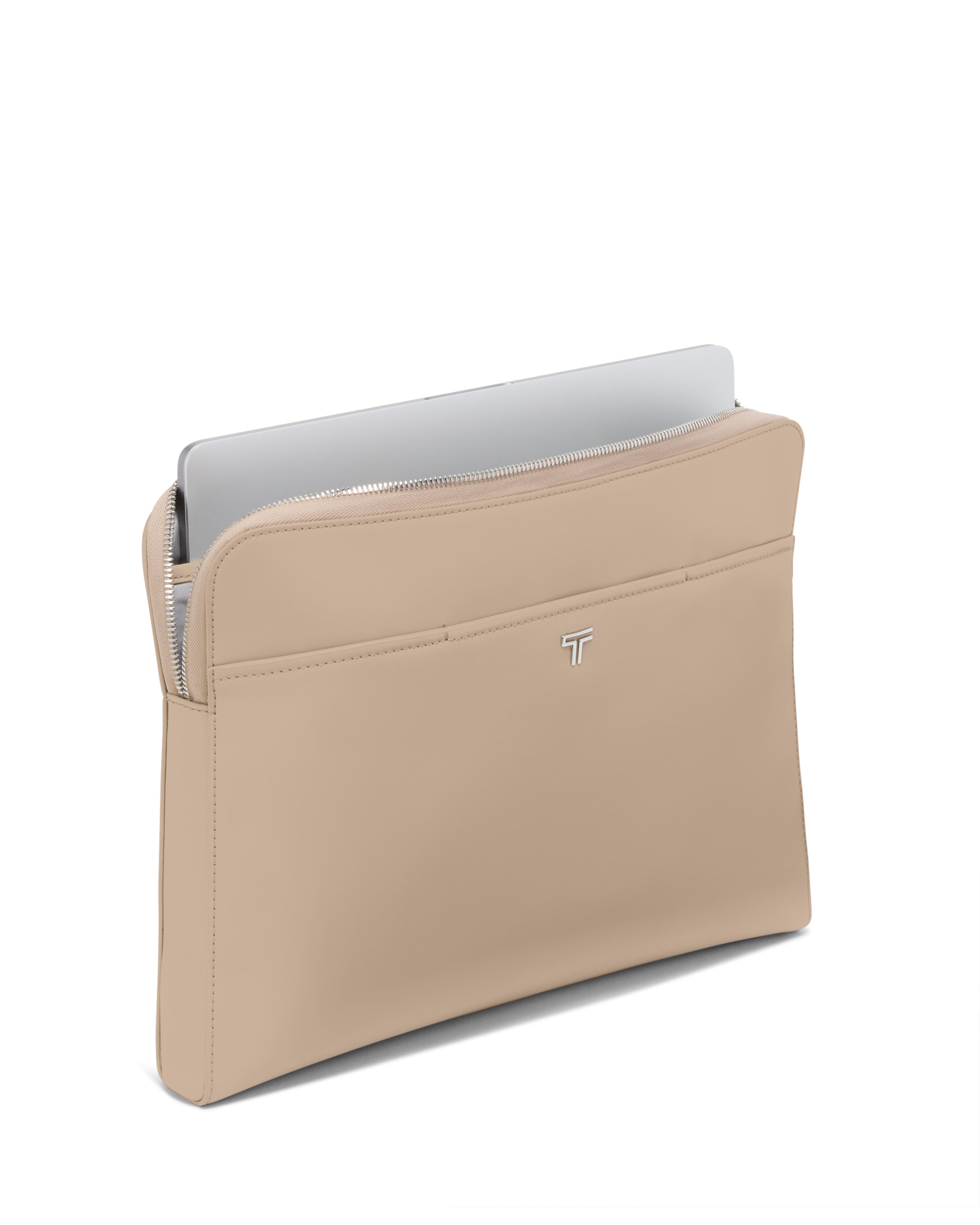 Imagen 3 de Funda para portátil de piel - Tumi - Salmón Salmón