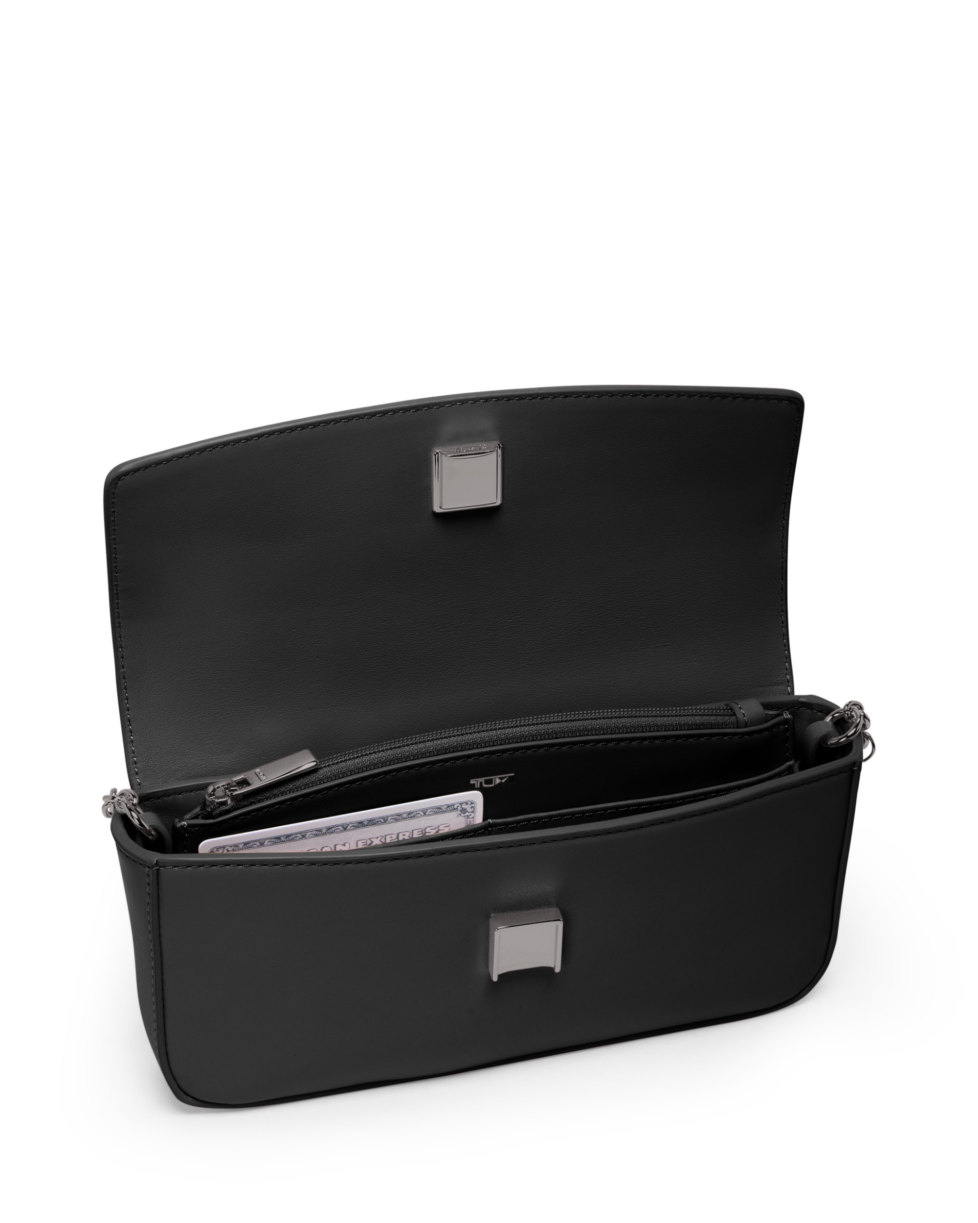 Imagen 3 de Cartera con cadena crossbody belden de piel - Tumi - Negro Negro