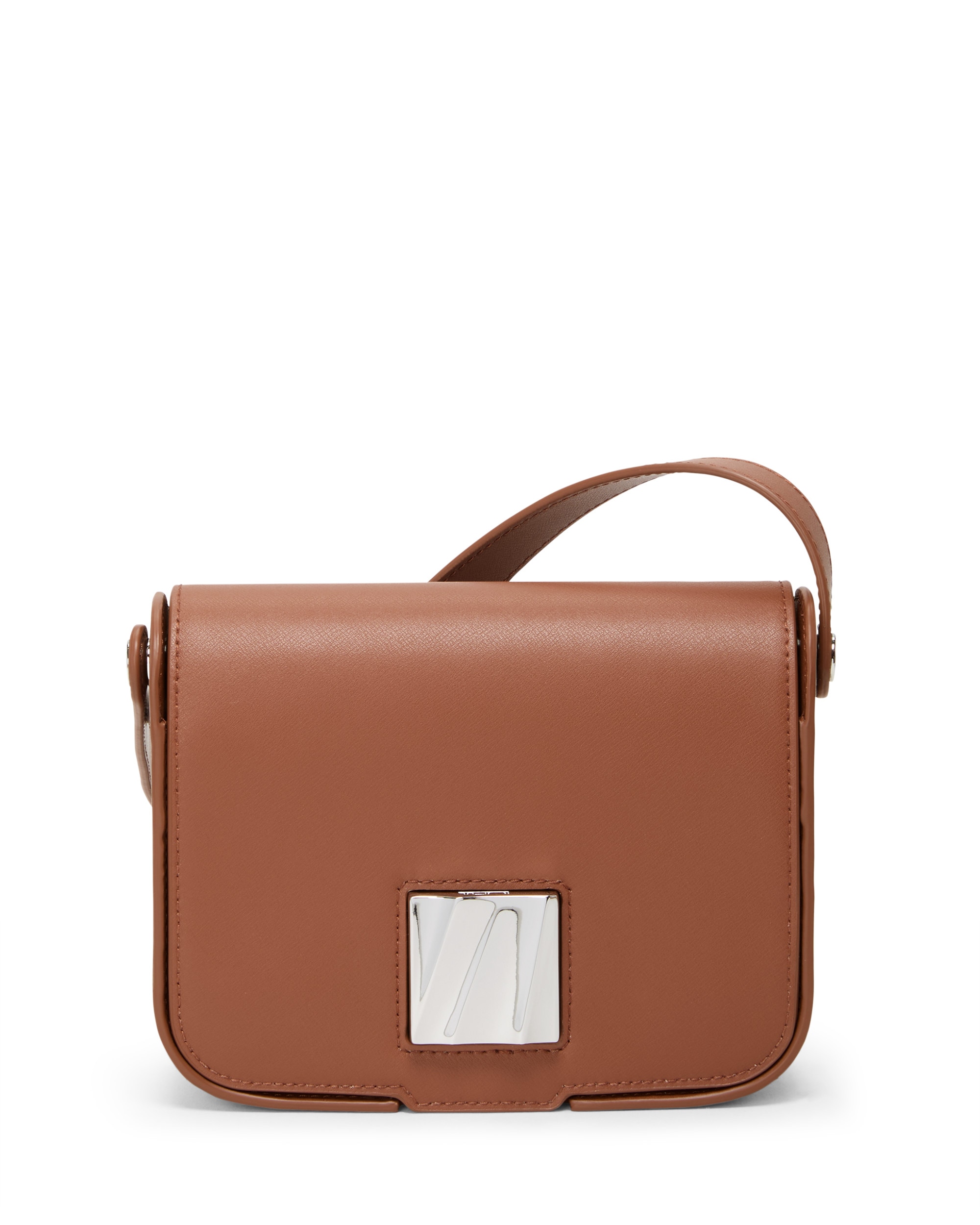 Bolso shoulder pequeño olas de piel - Tumi - Marrón Marrón-1