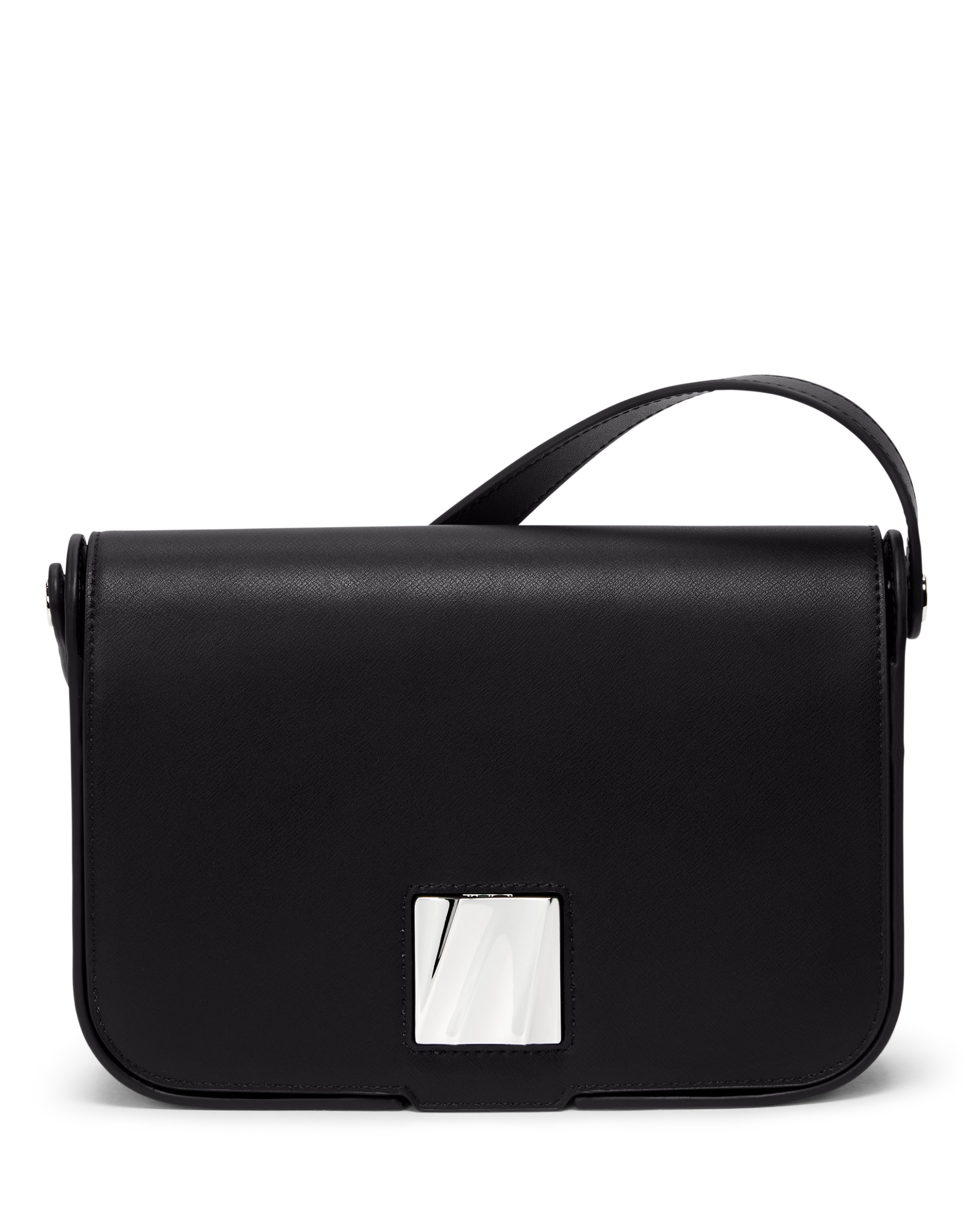 Bolso de hombro mediano olas de piel en sienna - Tumi - Negro Negro-1