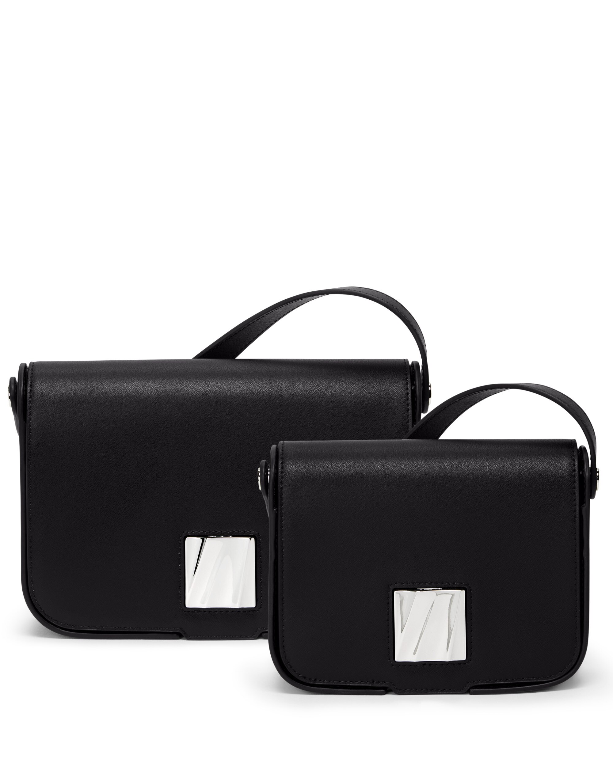 Bolso de hombro mediano olas de piel en sienna - Tumi - Negro Negro-5