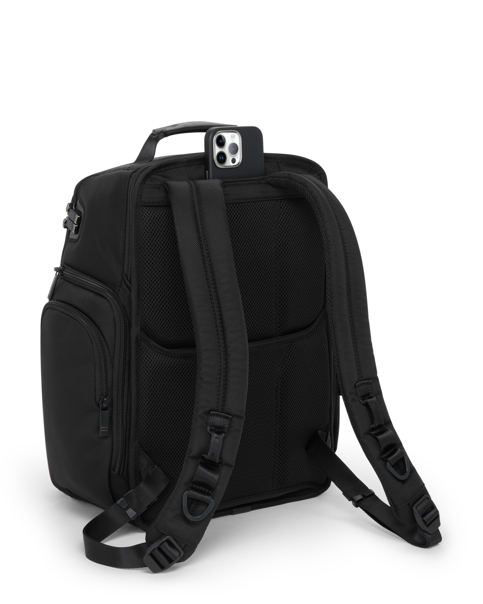 Mochila de viaje expandible para portátil de 15'' alpha blanda con capacidad de 32,2 litros - Tumi - Negro Negro-2