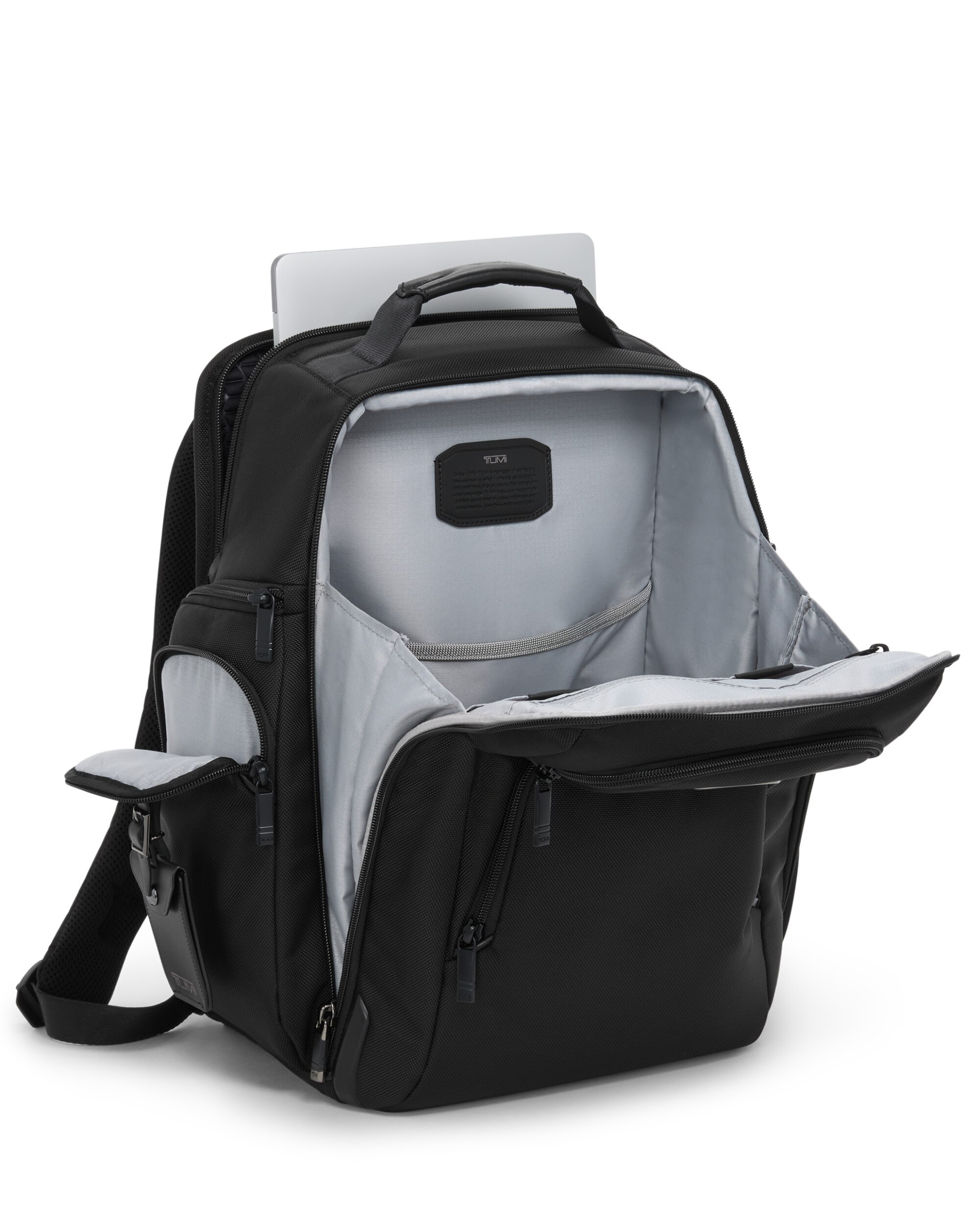 Mochila de viaje expandible para portátil de 15'' alpha blanda con capacidad de 32,2 litros - Tumi - Negro Negro-4