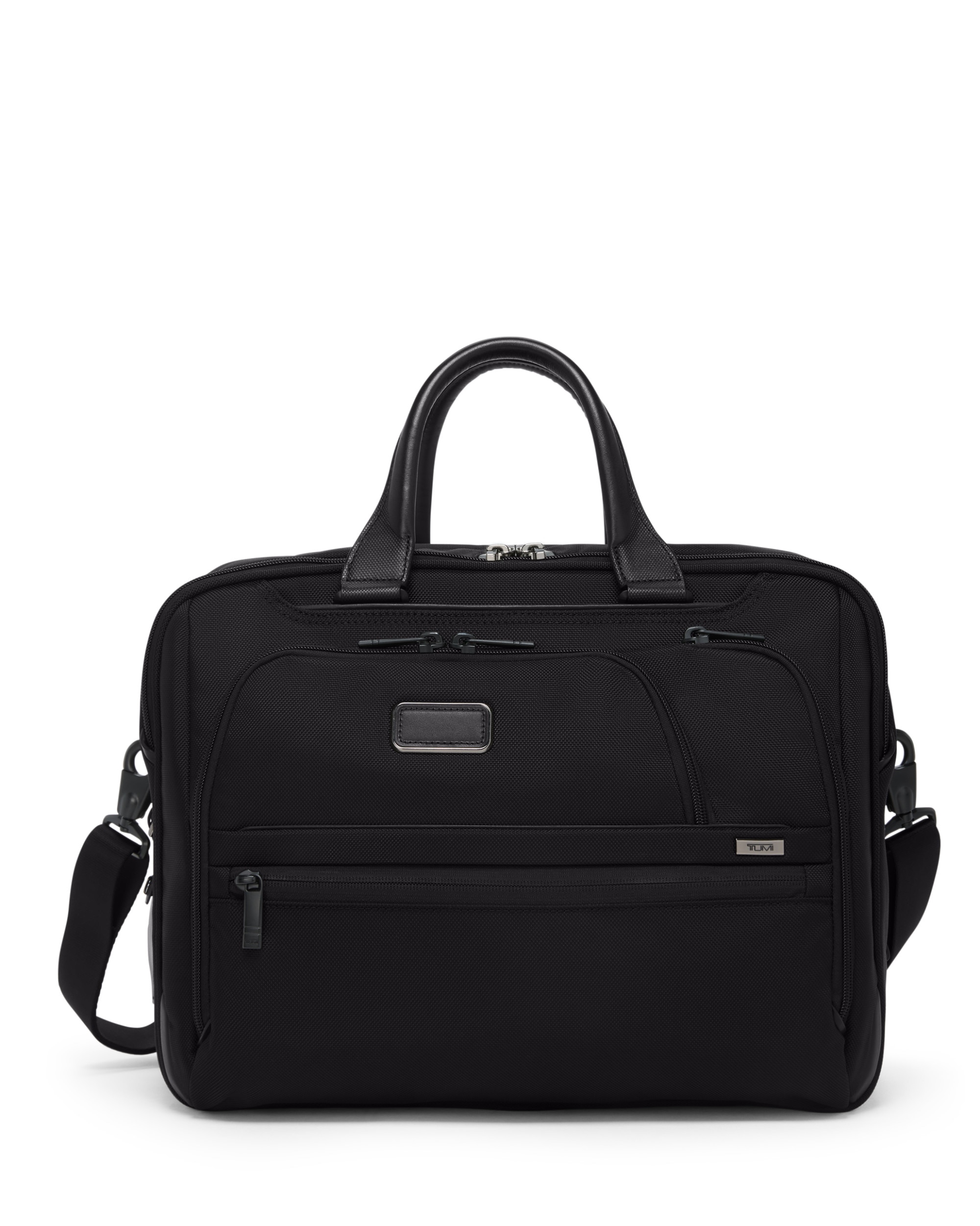 Imagen 1 de Maletín expandible para portátil de 15'' Alpha blanda con capacidad hasta 28,9 litros - Tumi - Negro Negro