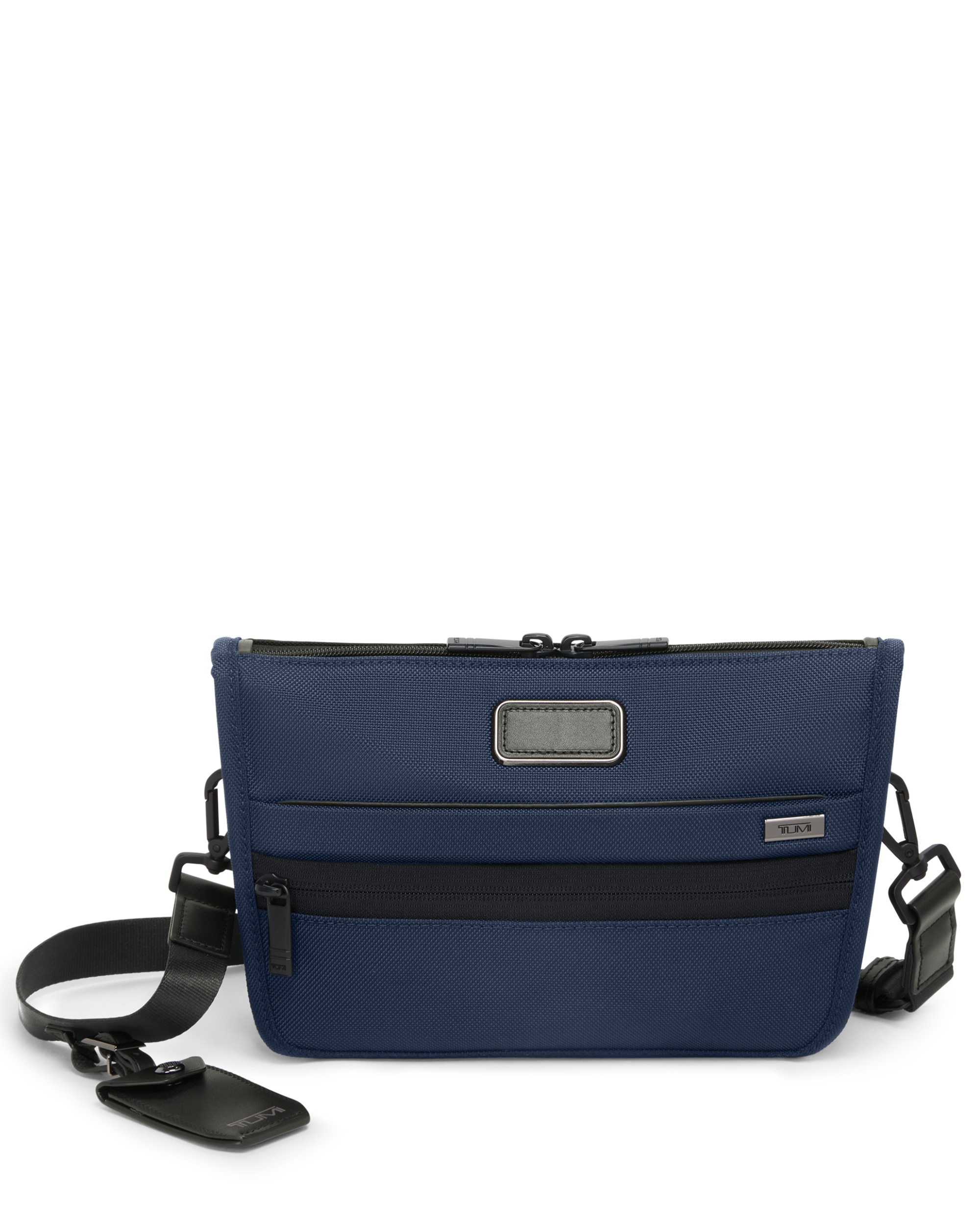 Bolso crossbody tipo clutch Convertible Alpha de nylon balístico - Tumi - Azul marino Azul marino-1