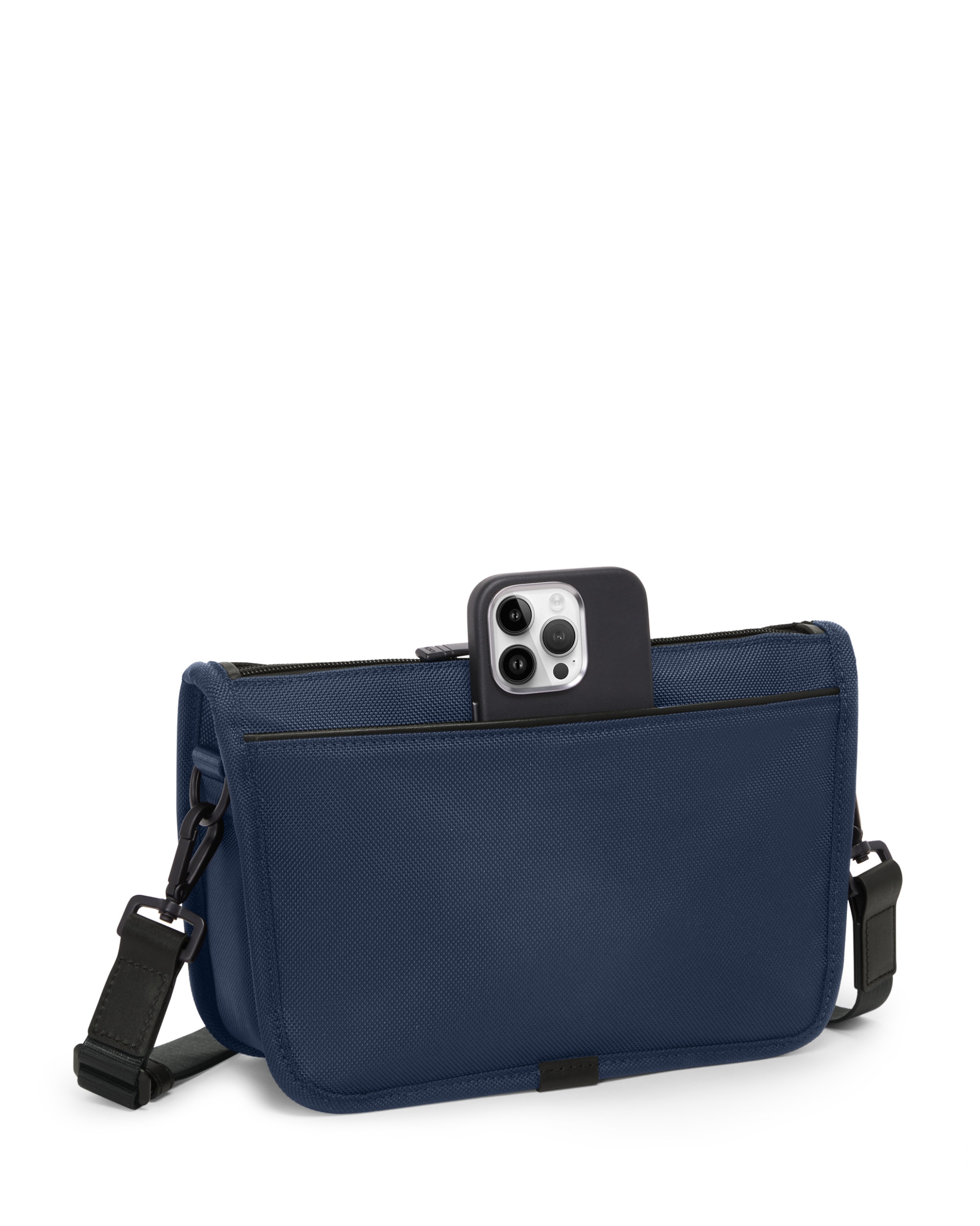 Bolso crossbody tipo clutch Convertible Alpha de nylon balístico - Tumi - Azul marino Azul marino-4