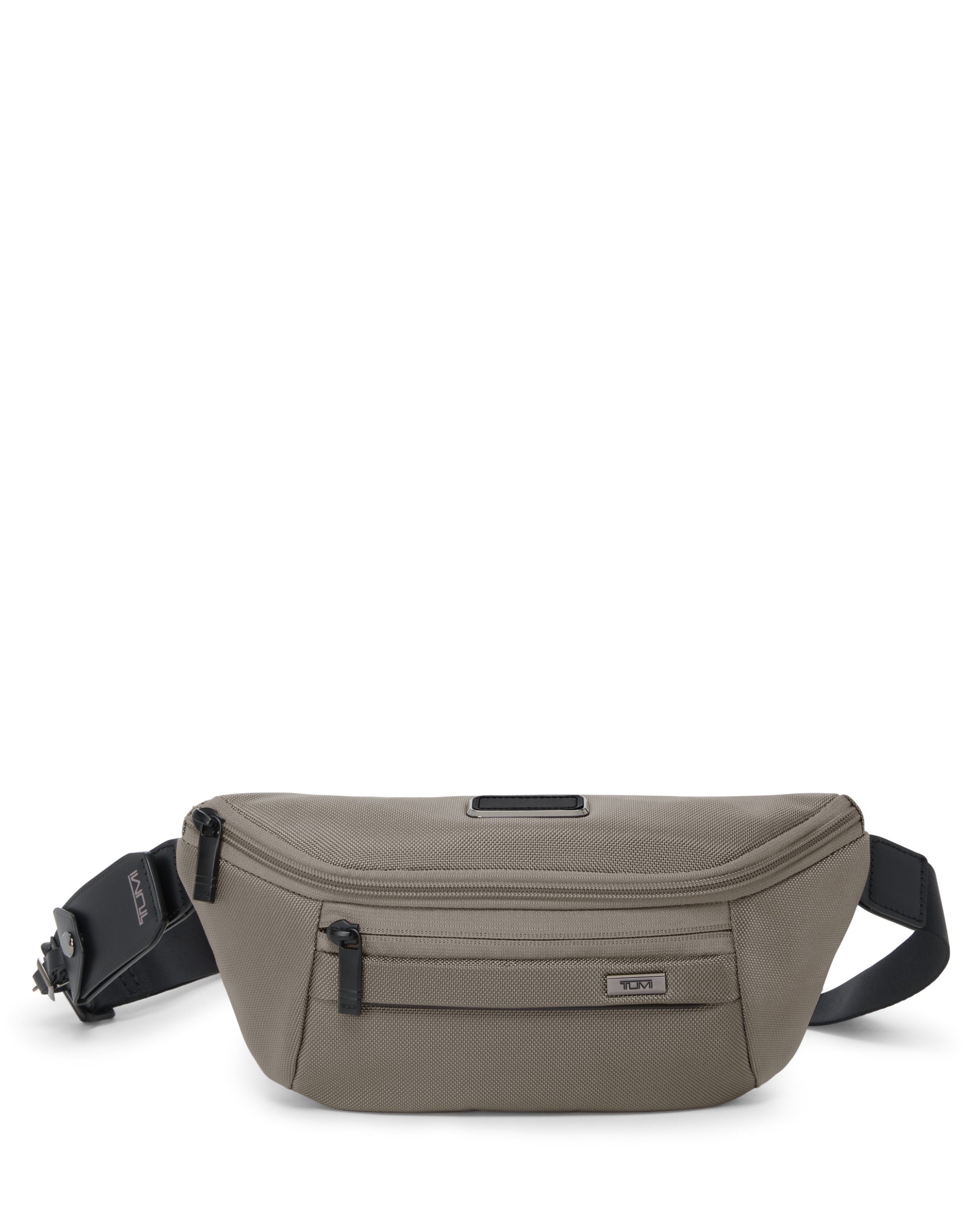 Riñonera Alpha de nylon balístico - Tumi - Gris Gris-1