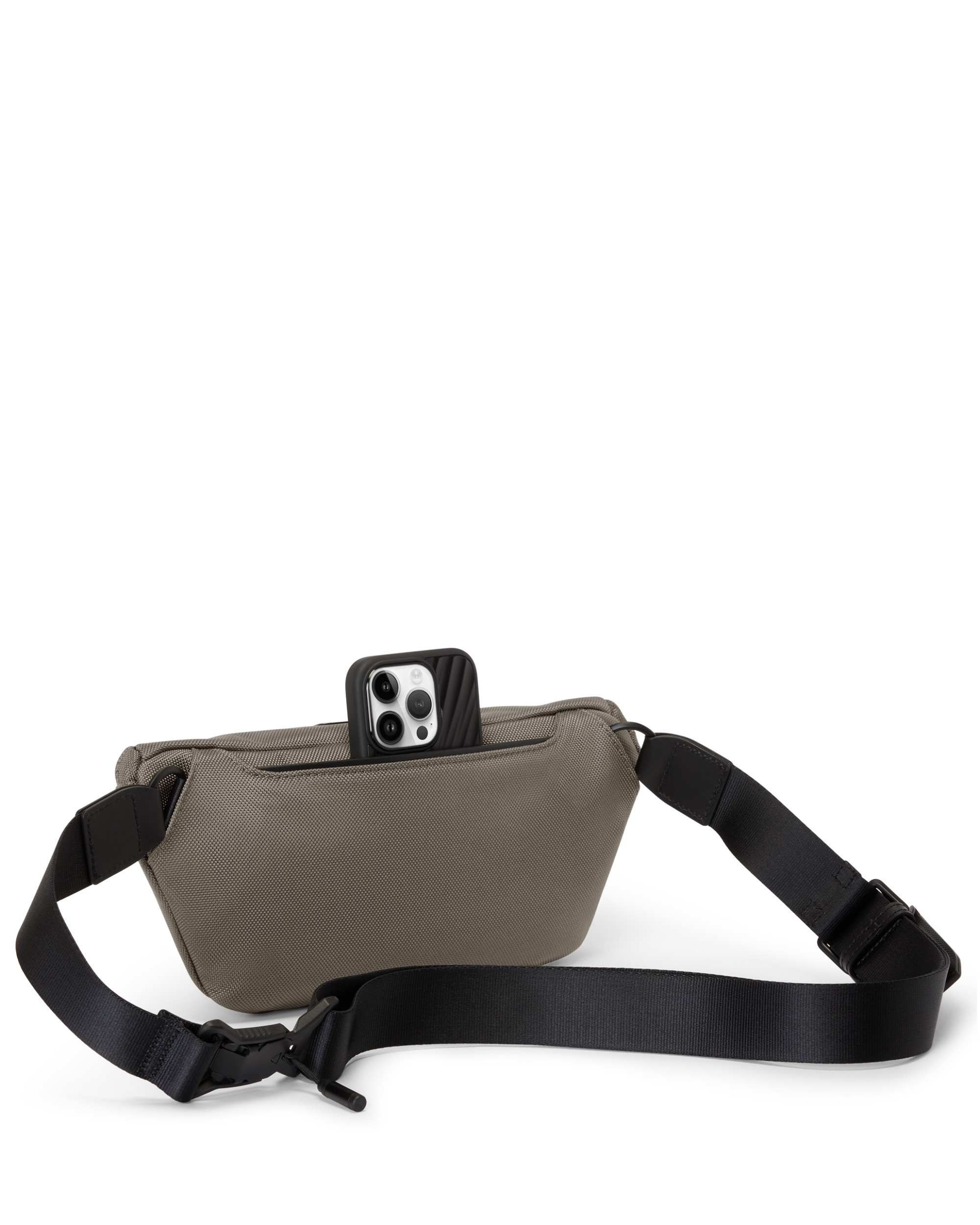 Riñonera Alpha de nylon balístico - Tumi - Gris Gris-6