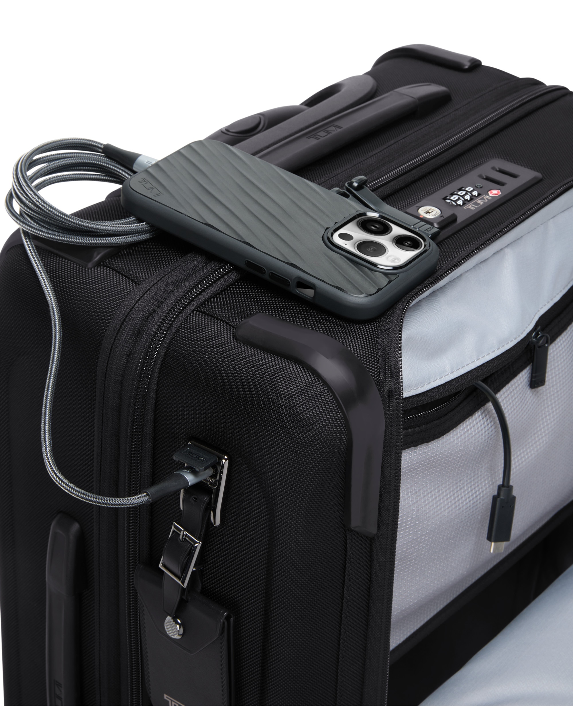 Imagen 2 de Maleta de cabina expandible alpha blanda con capacidad hasta 49 litros - Tumi - Negro Negro