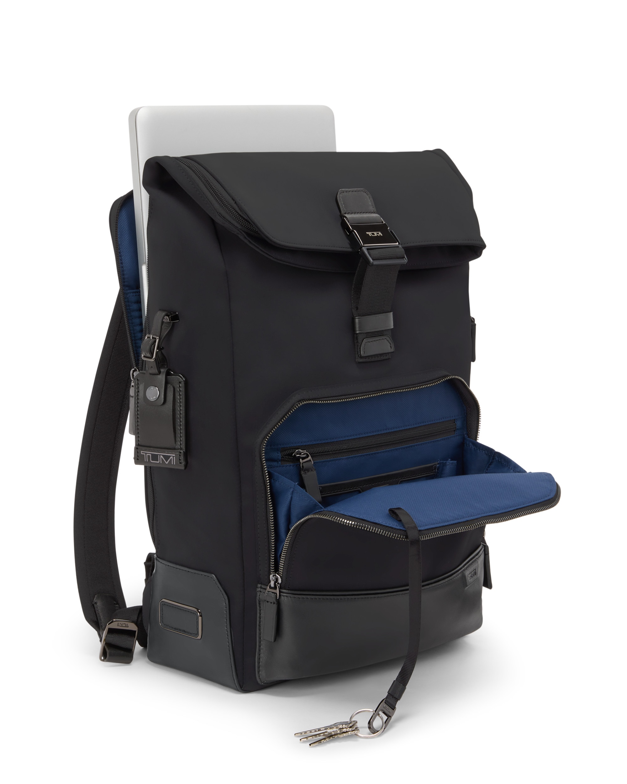 Imagen 5 de Mochila osborn harrison de nailon con cierre enrollable - Tumi - Negro Negro
