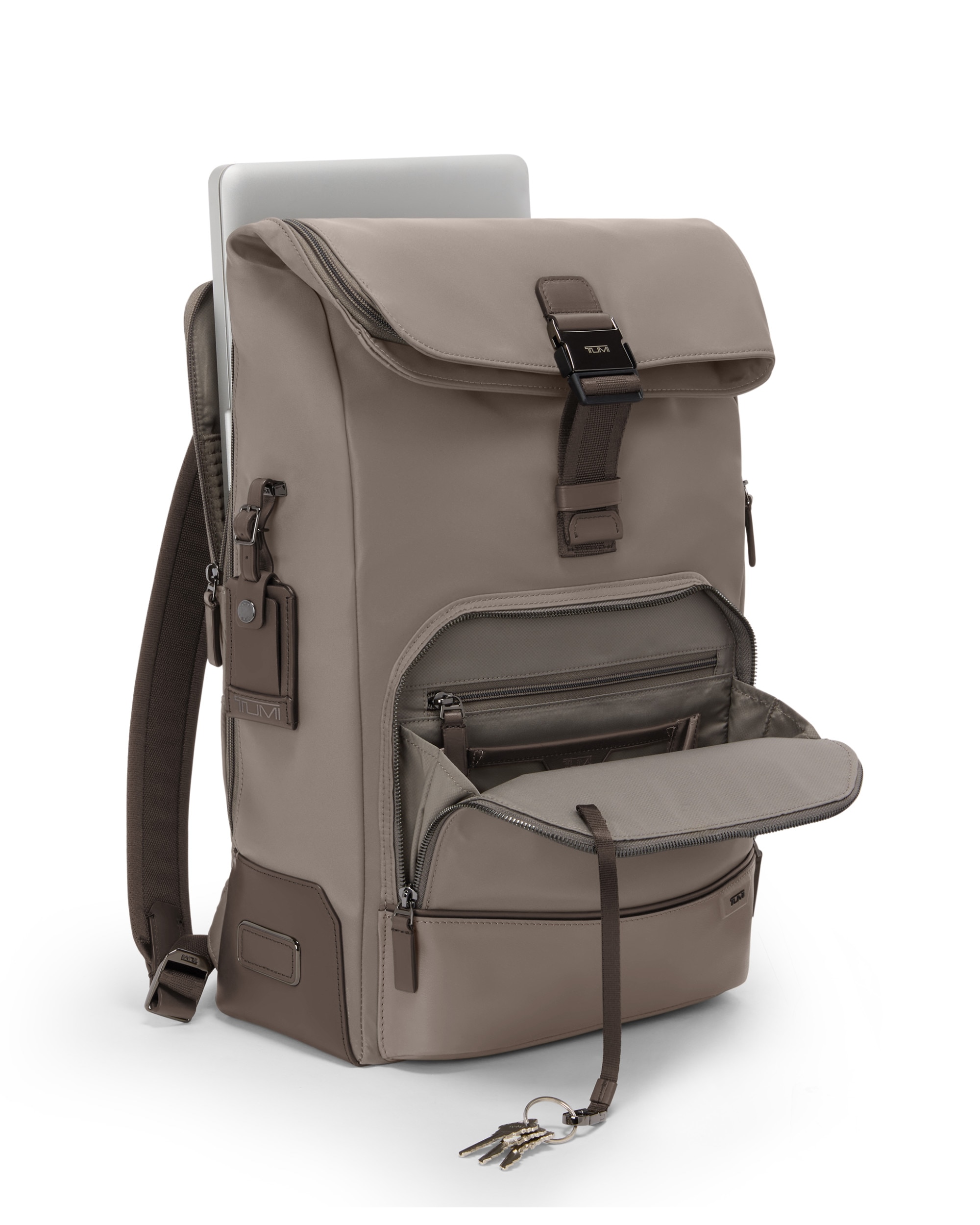 Mochila expandible para portátil de 15'' harrison blanda con capacidad hasta 35 litros - Tumi - Topo Topo-4