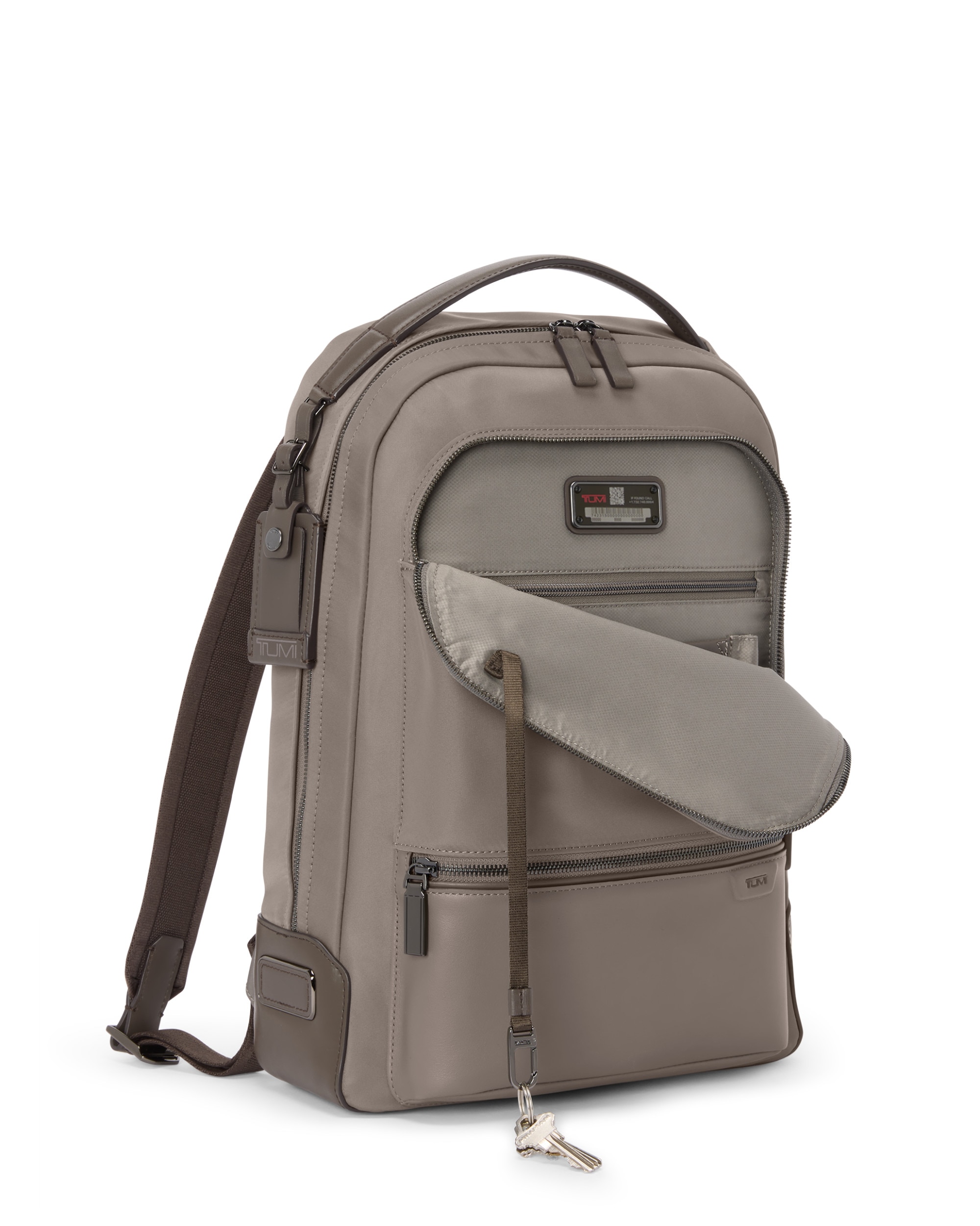 Mochila Bradner Harrison de nylon driftwood - Tumi - Topo Topo-3