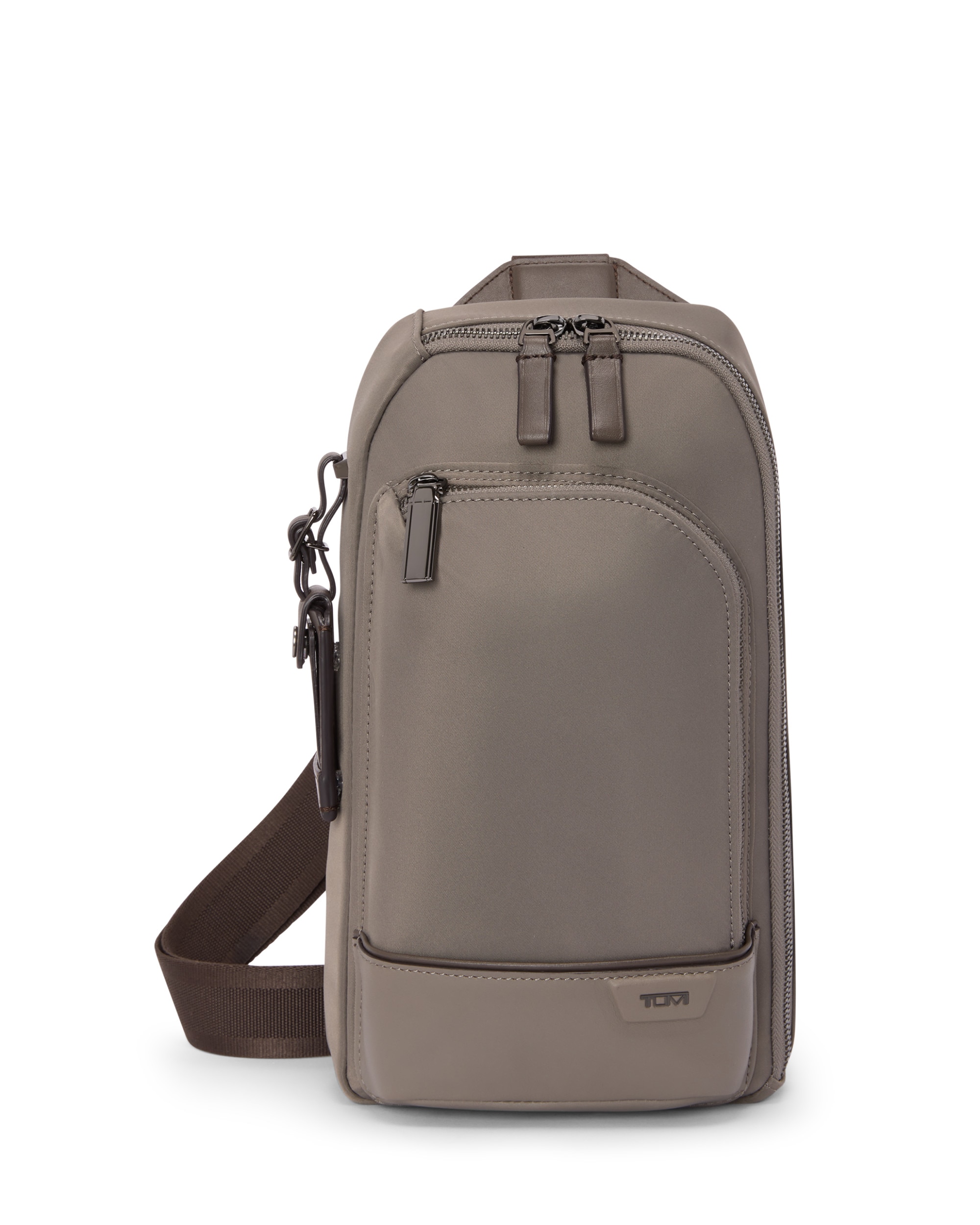 Imagen 0 de Bolso sling Gregory Harrison de nylon driftwood Topo