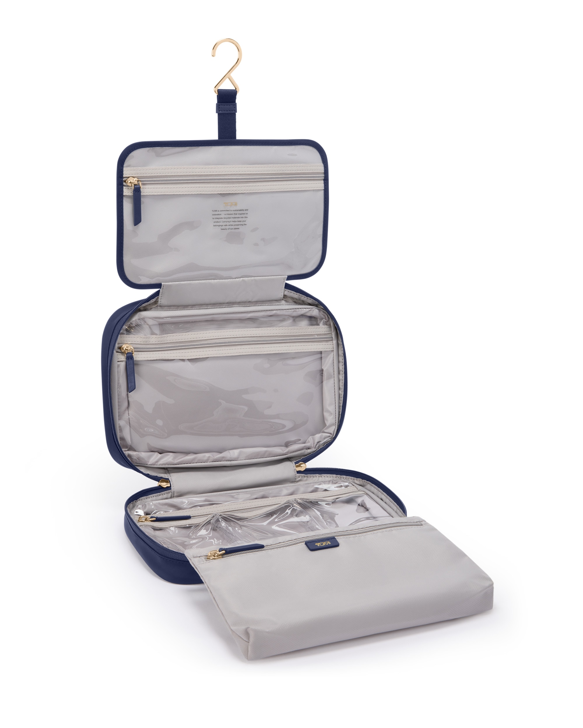 Estuche de belleza madeline voyageur de nylon - Tumi - Azul índigo Azul índigo-5