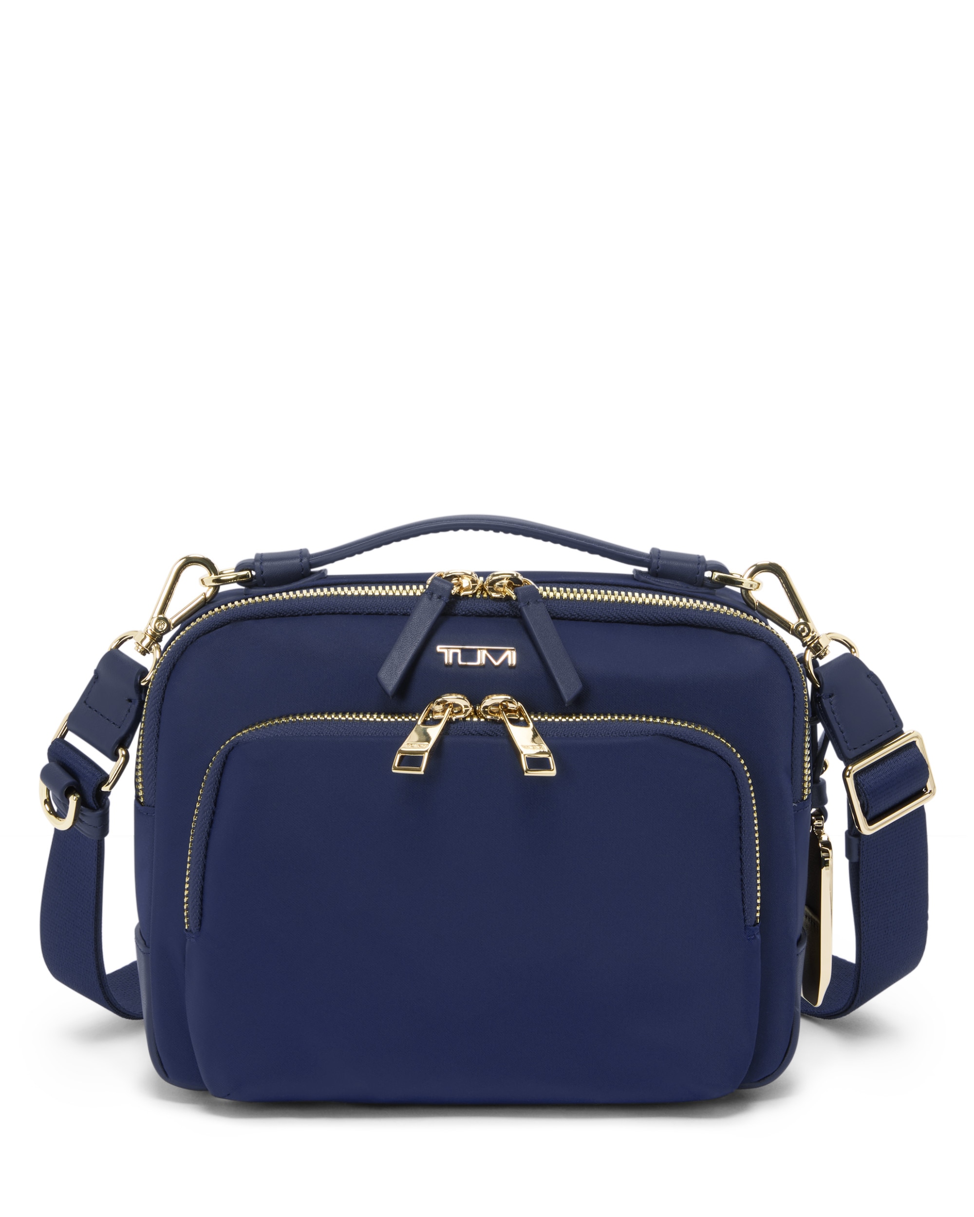 Estuche de belleza madeline voyageur de nailon y piel - Tumi - Azul índigo Azul índigo-1