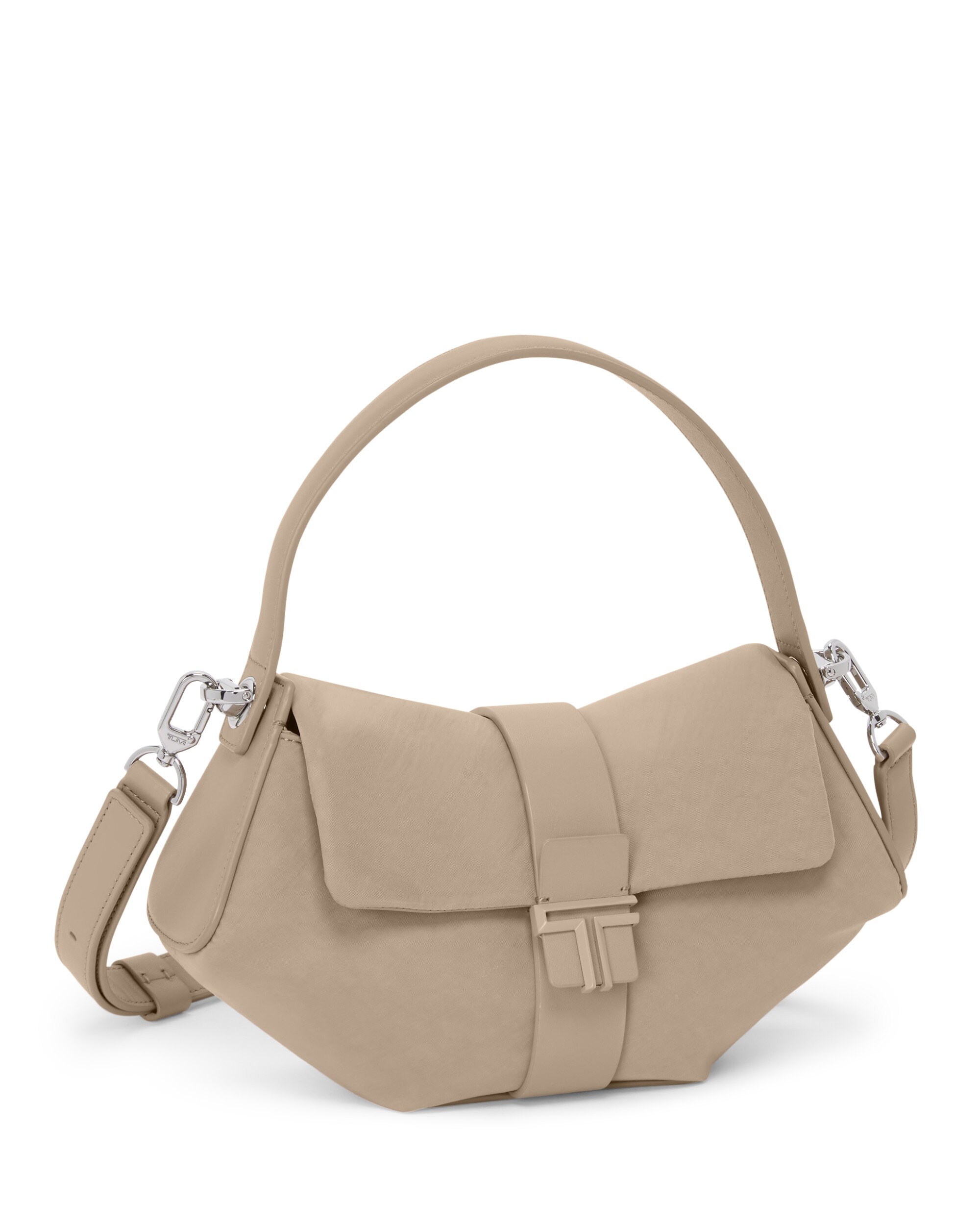 Bolso de hombro pequeño journey de nylon y piel - Tumi - Salmón Salmón-3