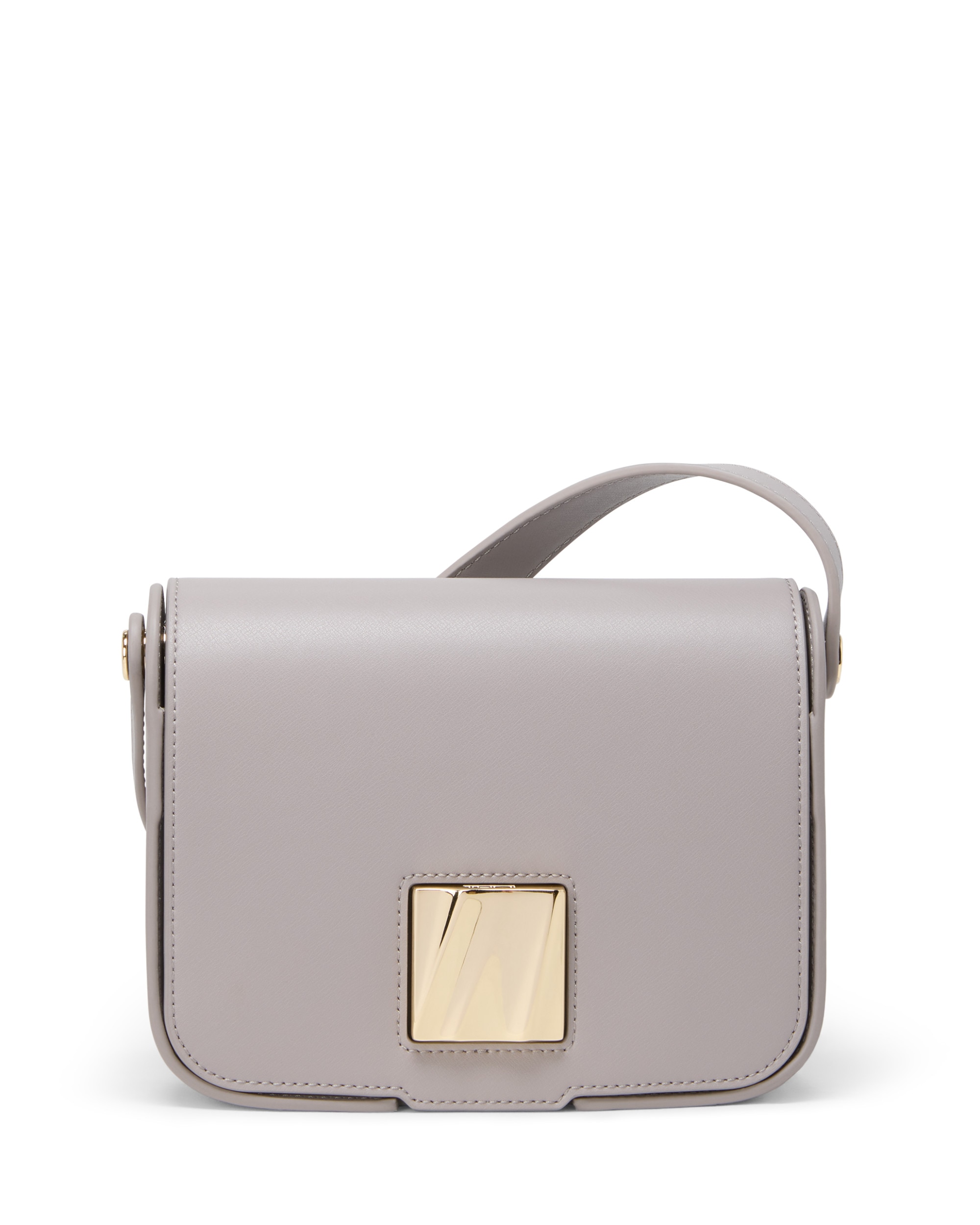 Bolso shoulder pequeño olas de piel - Tumi - Gris Gris-1