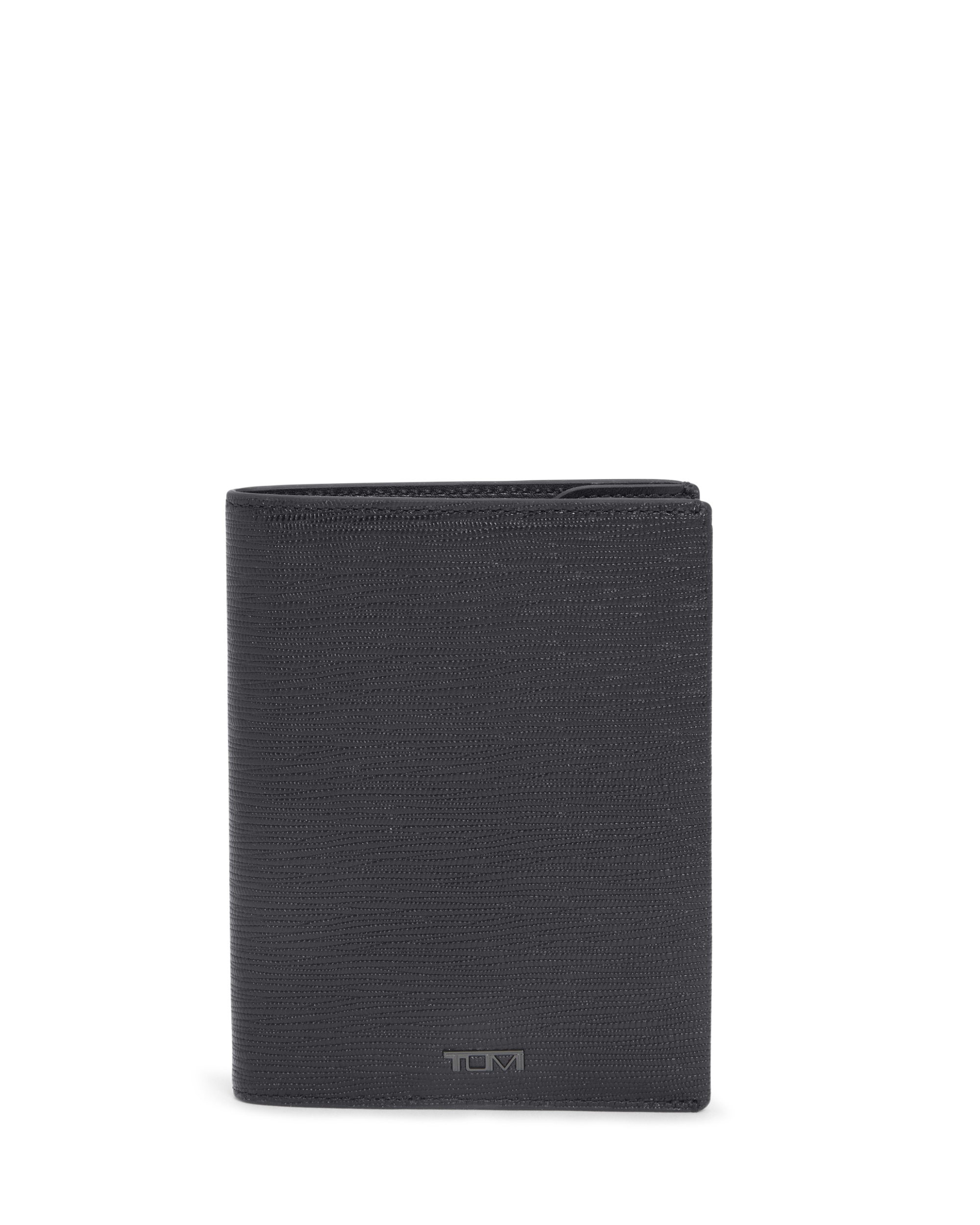 Imagen 0 de Funda para pasaporte Nassau de piel embossed Negro