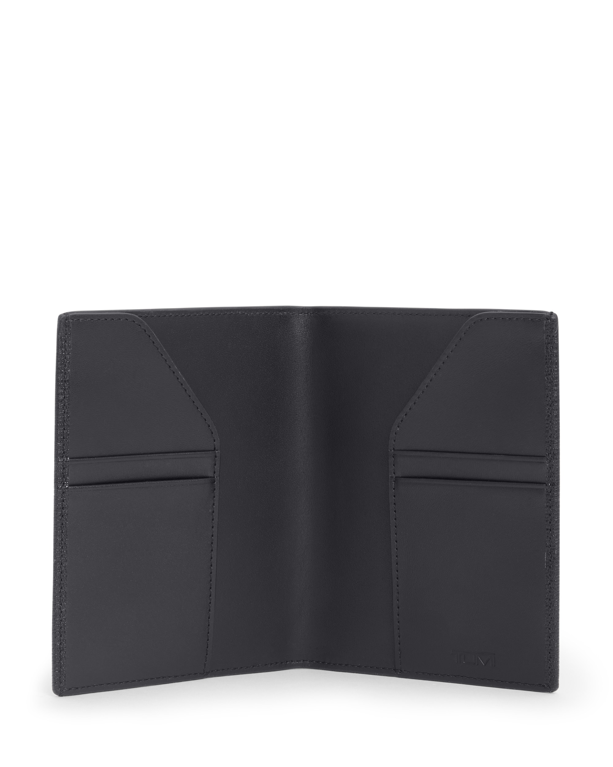 Funda para pasaporte Nassau de piel embossed - Tumi - Negro Negro-3