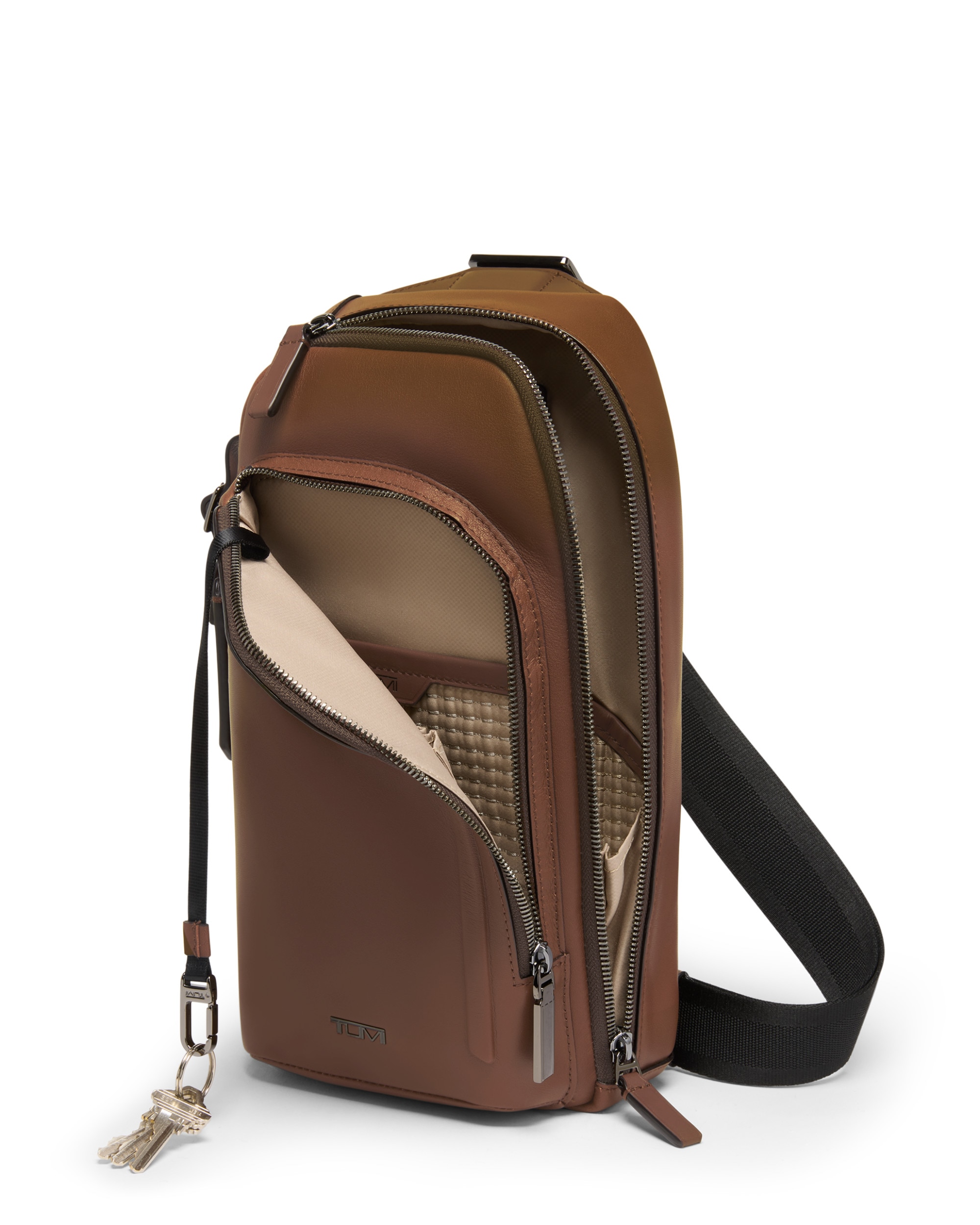 Imagen 2 de Bolso sling gregory harrison de piel con organización interna - Tumi - Naranja Naranja