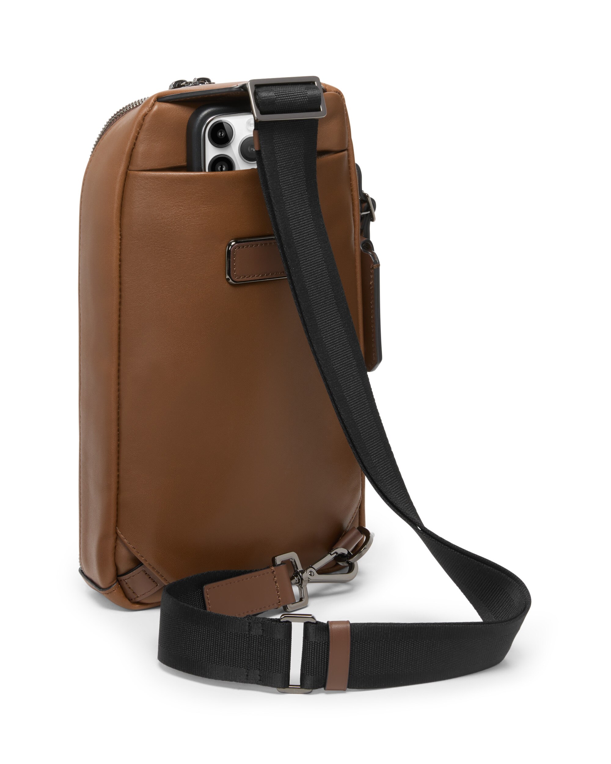Imagen 6 de Bolso sling gregory harrison de piel con organización interna - Tumi - Naranja Naranja