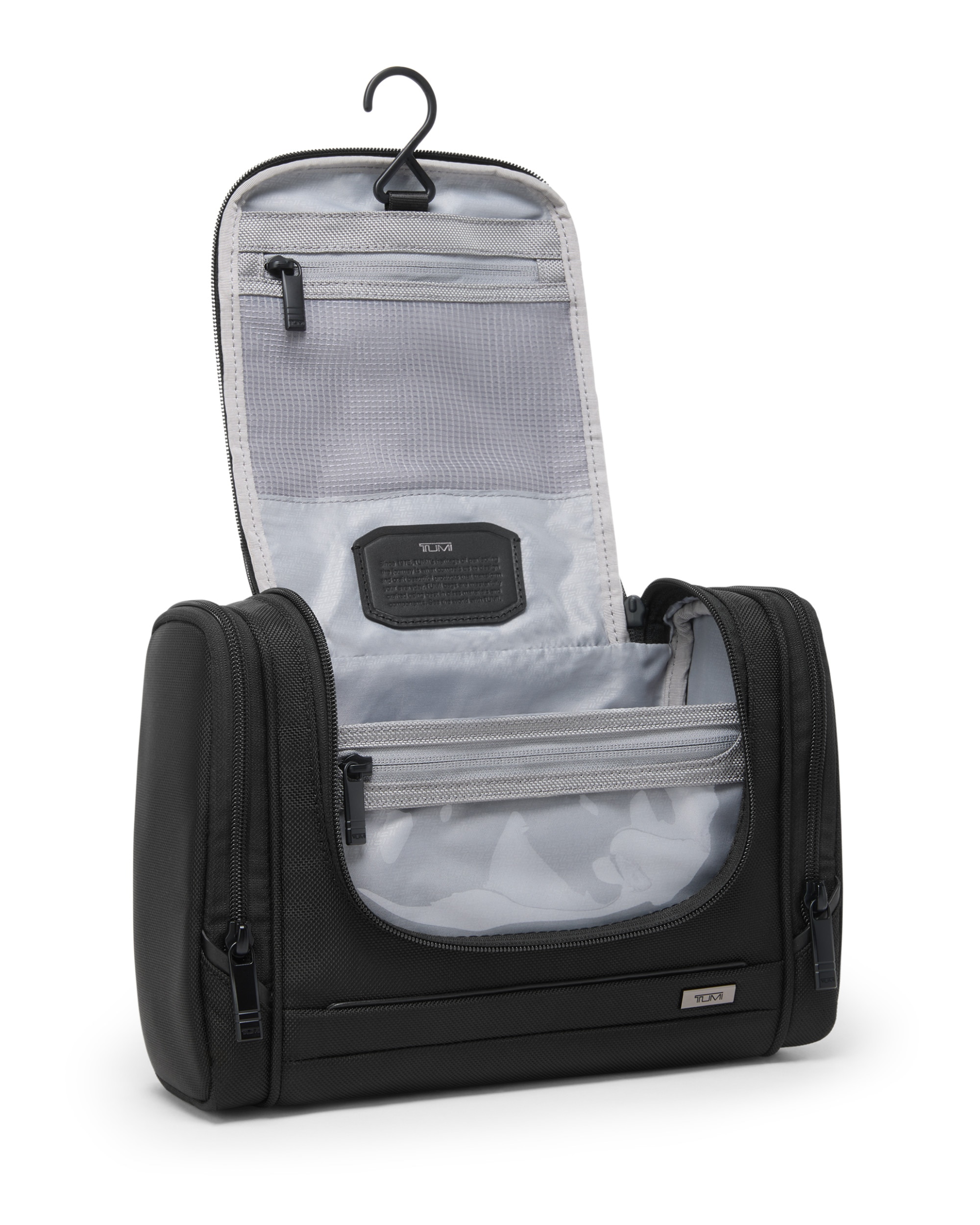 Imagen 2 de Neceser colgante alpha de nailon balístico con forro antimicrobiano - Tumi - Negro Negro