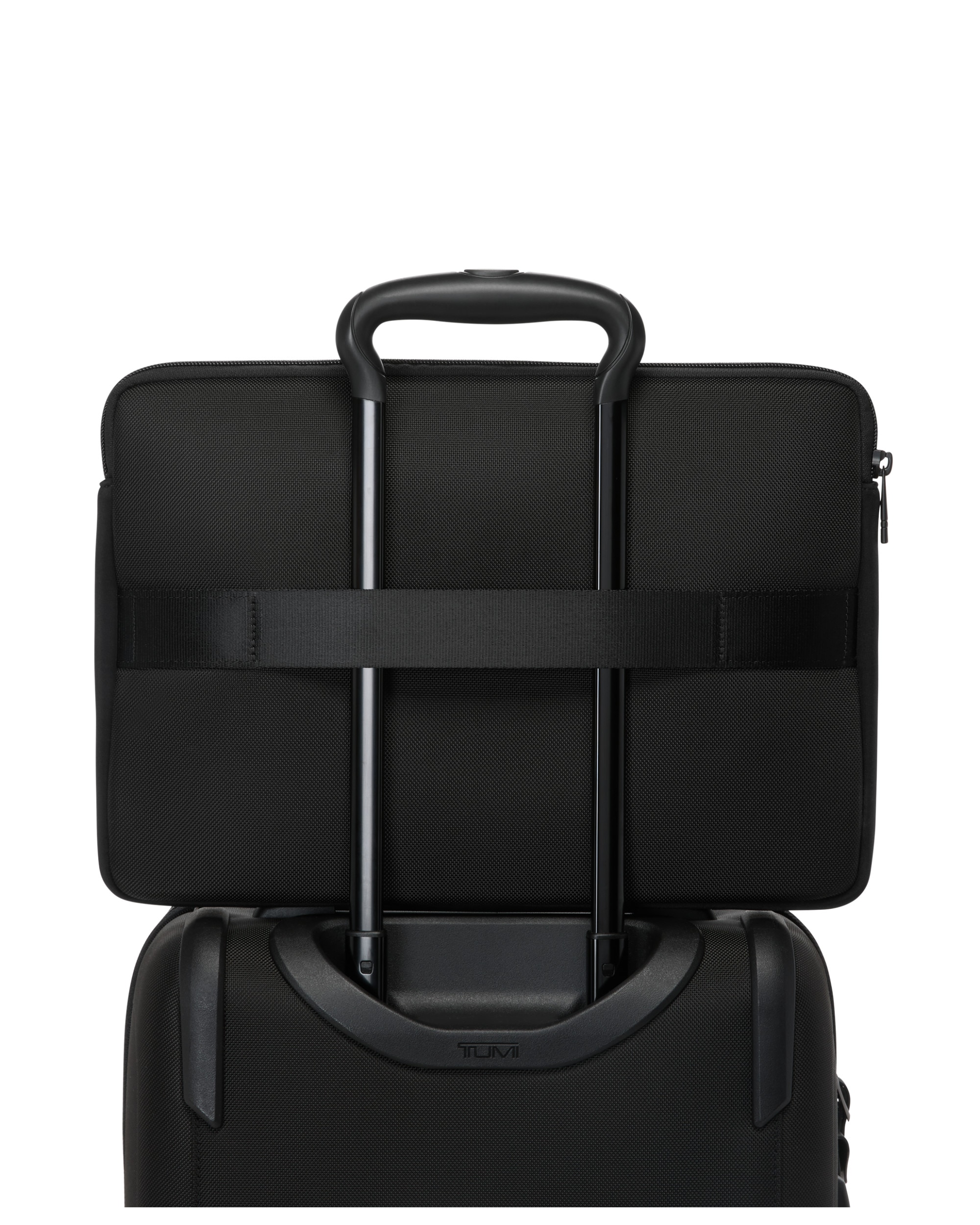 Imagen 4 de Funda grande alpha de nailon balístico con asa de transporte - Tumi - Negro Negro