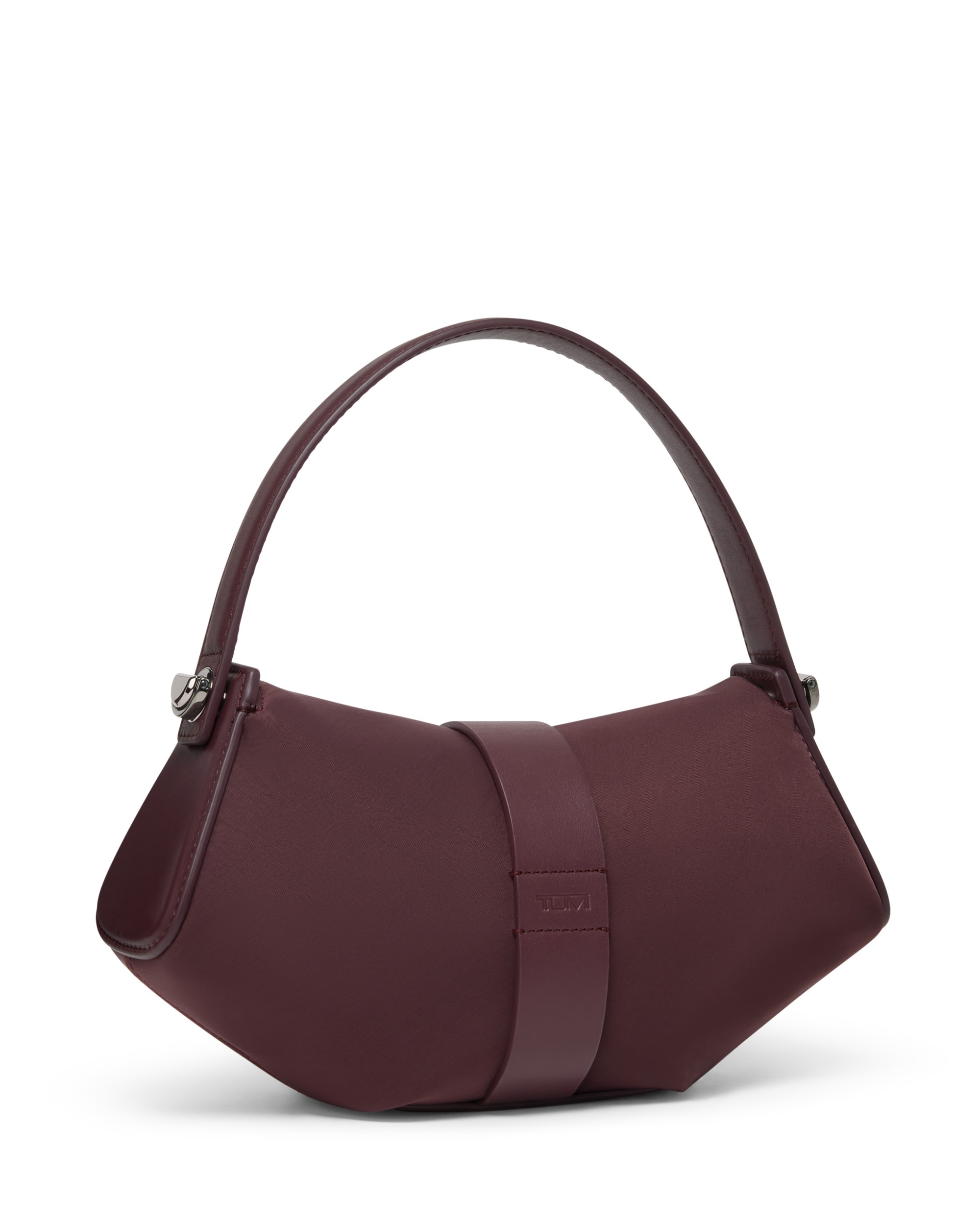 Imagen 4 de Bolso de hombro pequeño journey de nailon y piel con correa extraíble - Tumi - Topo Topo