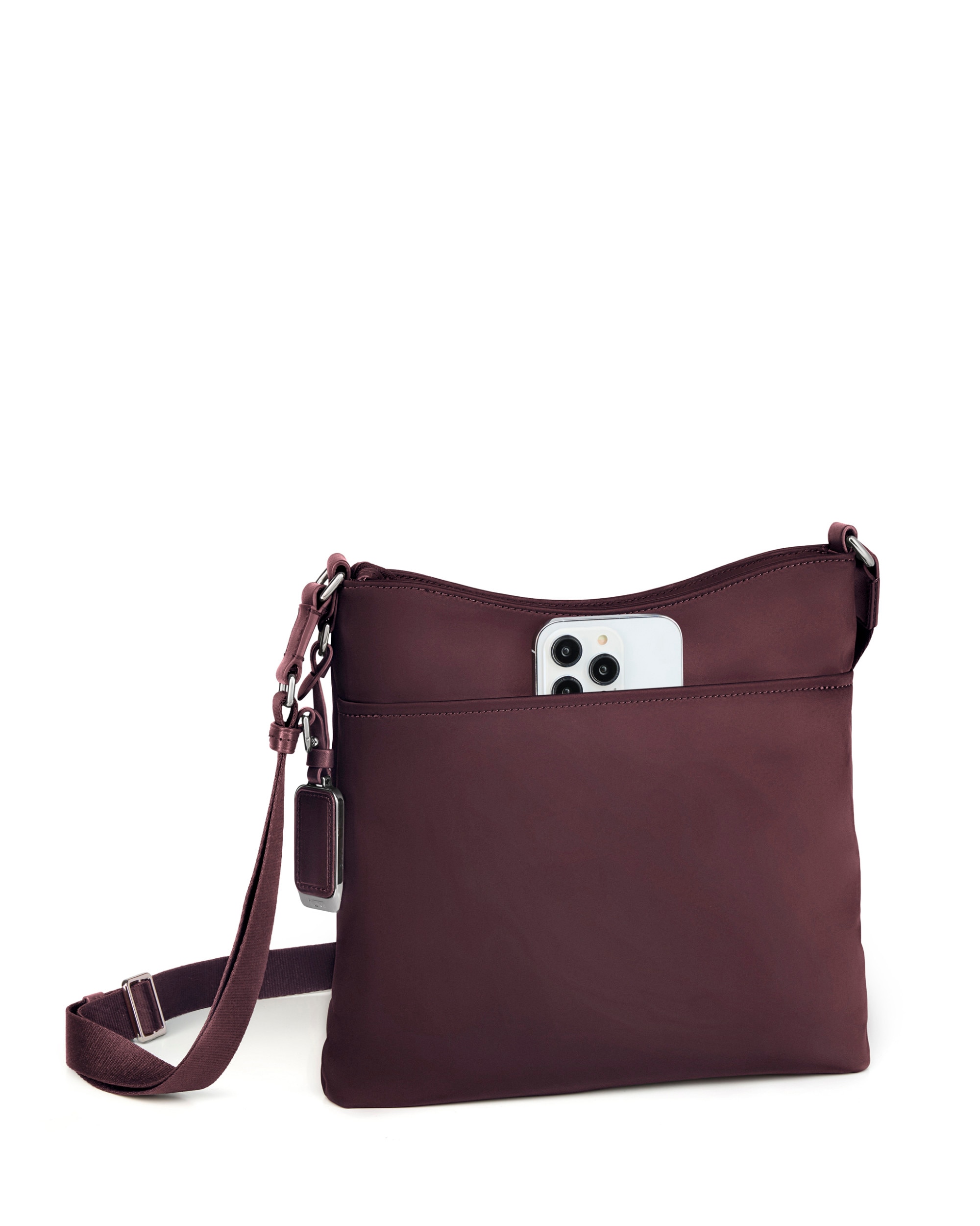 Imagen 3 de Bolso crossbody tyler voyageur de nailon y piel con correa ajustable - Tumi - Topo Topo