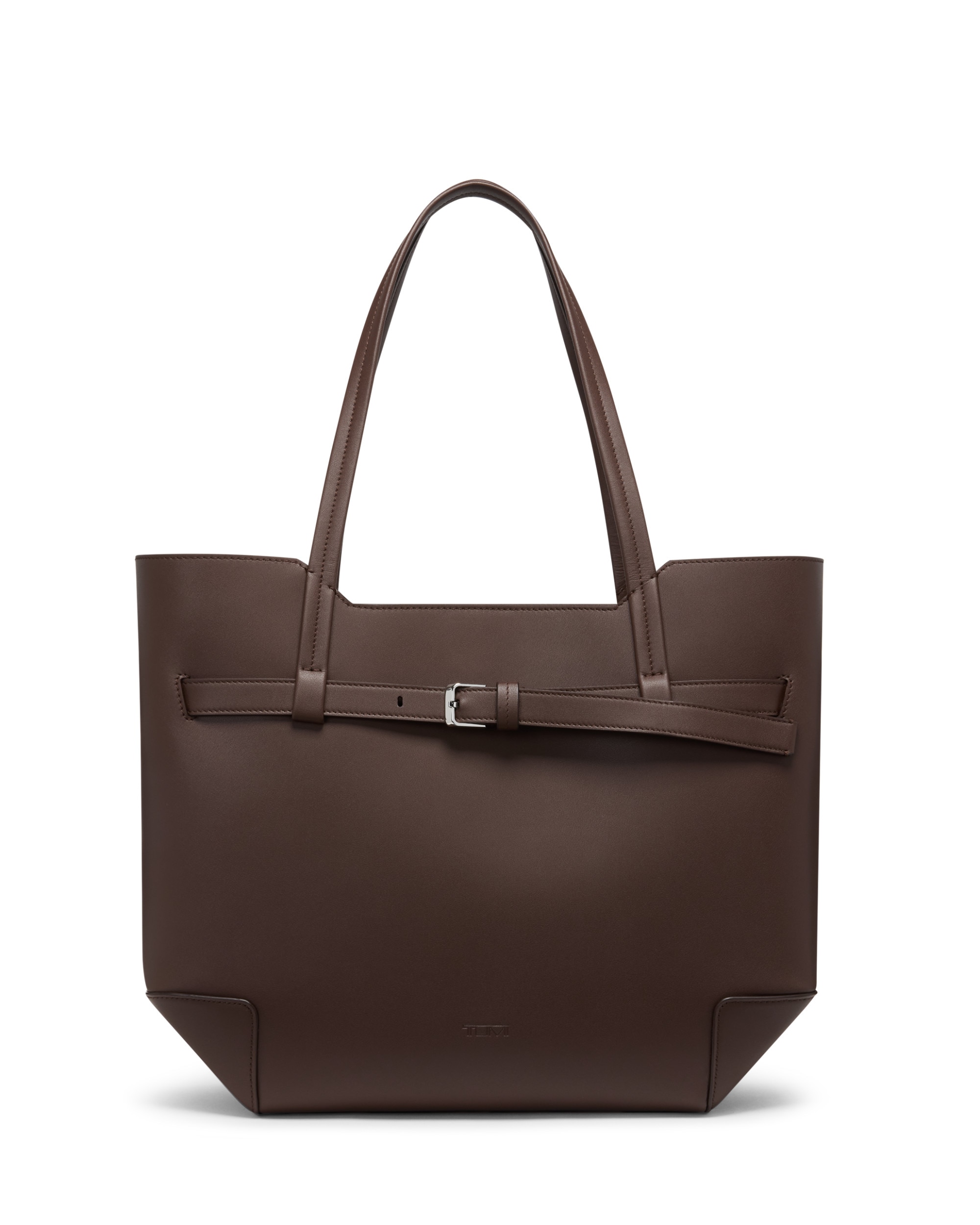 Bolso tote adatto de piel con cierre magnético - Tumi - Marrón Marrón-1