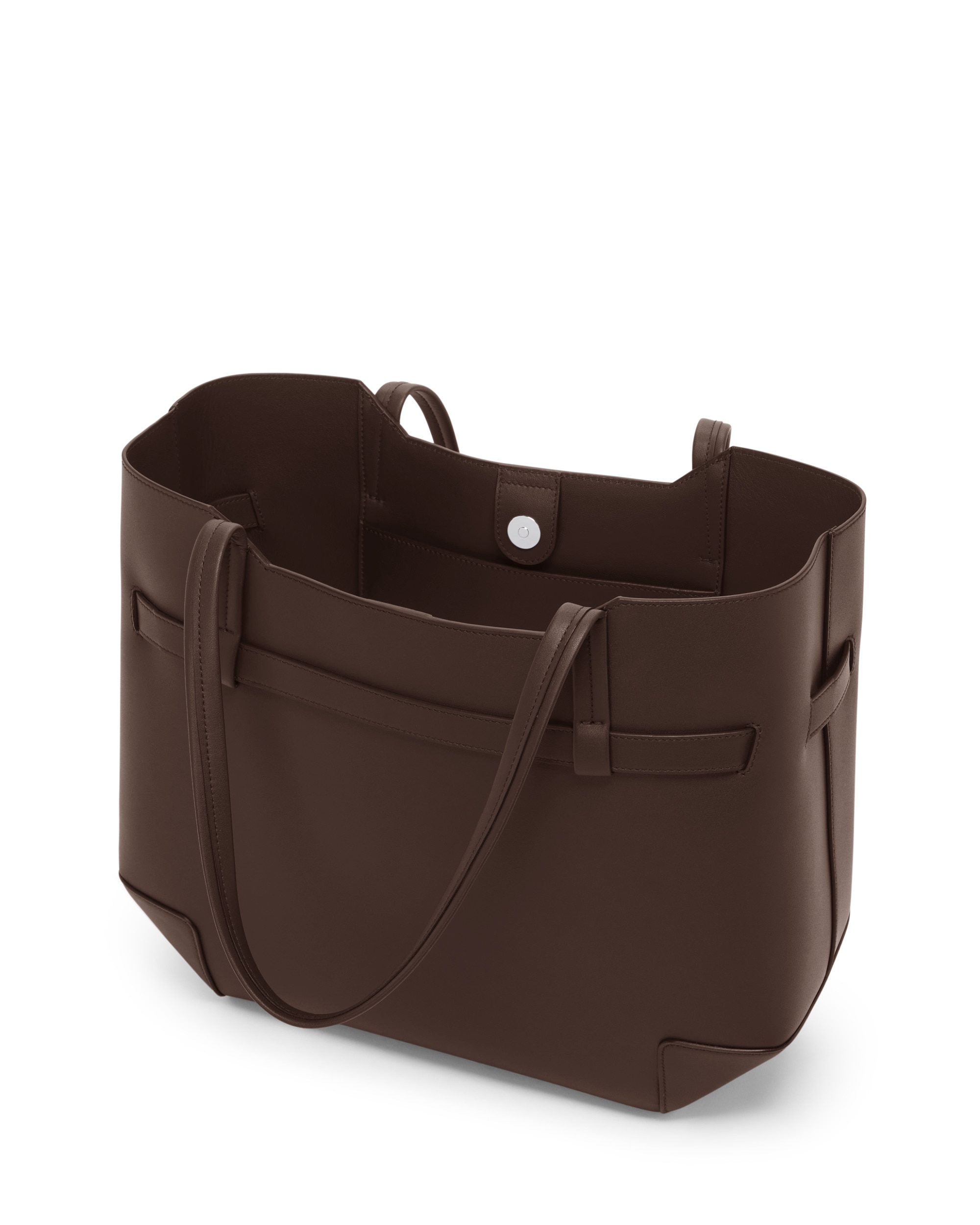 Bolso tote adatto de piel con cierre magnético - Tumi - Marrón Marrón-4