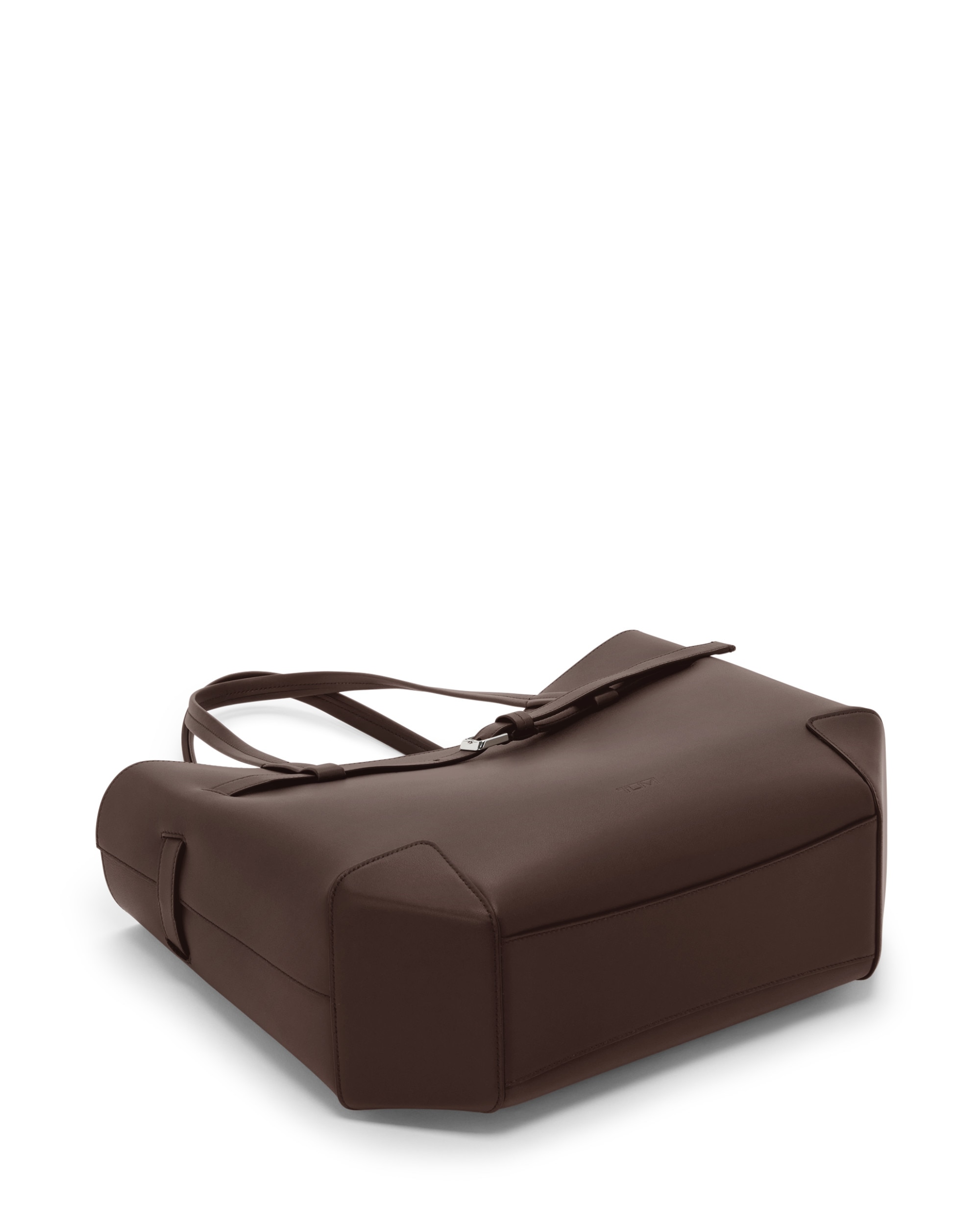 Bolso tote adatto de piel con cierre magnético - Tumi - Marrón Marrón-5