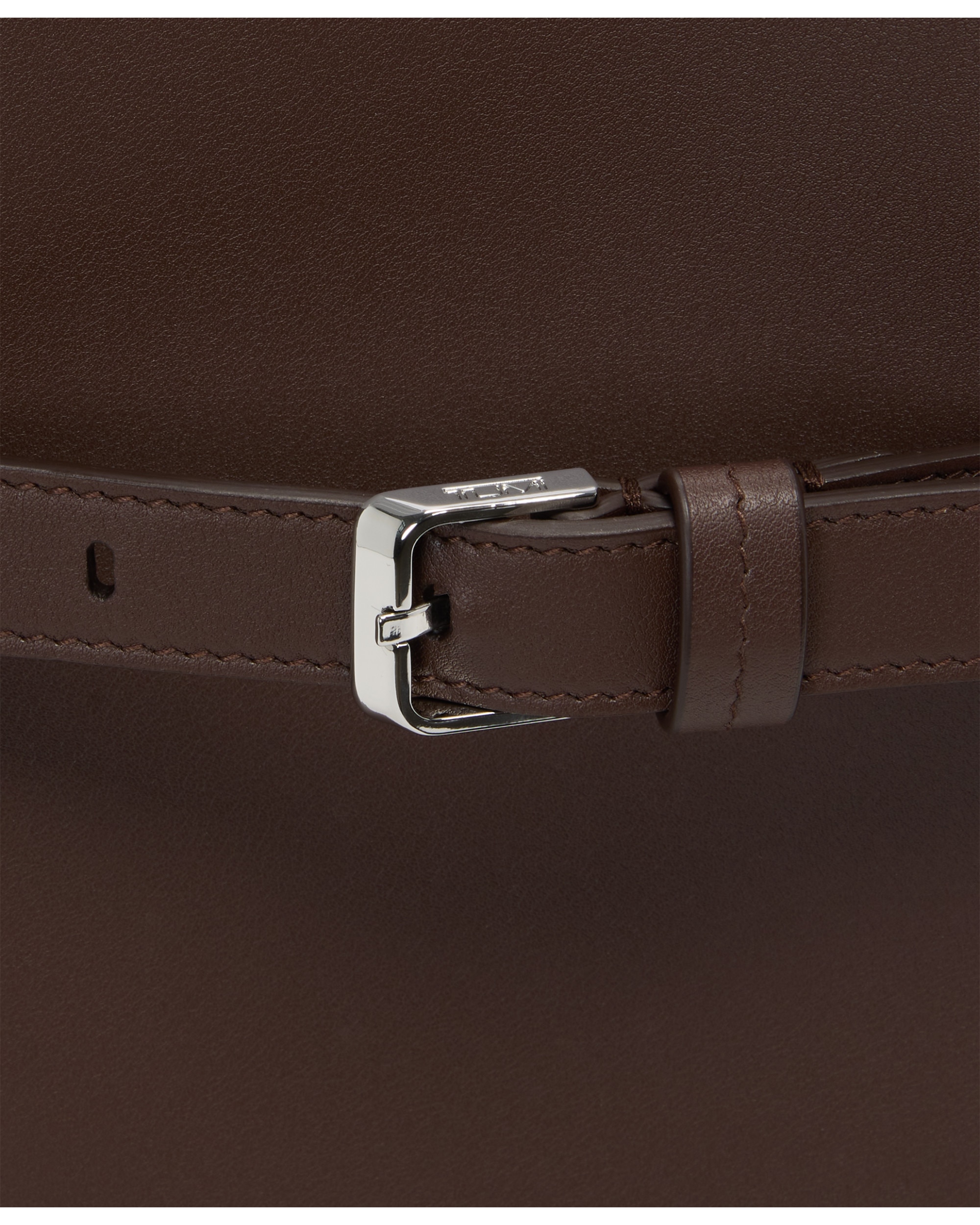 Bolso tote adatto de piel con cierre magnético - Tumi - Marrón Marrón-6