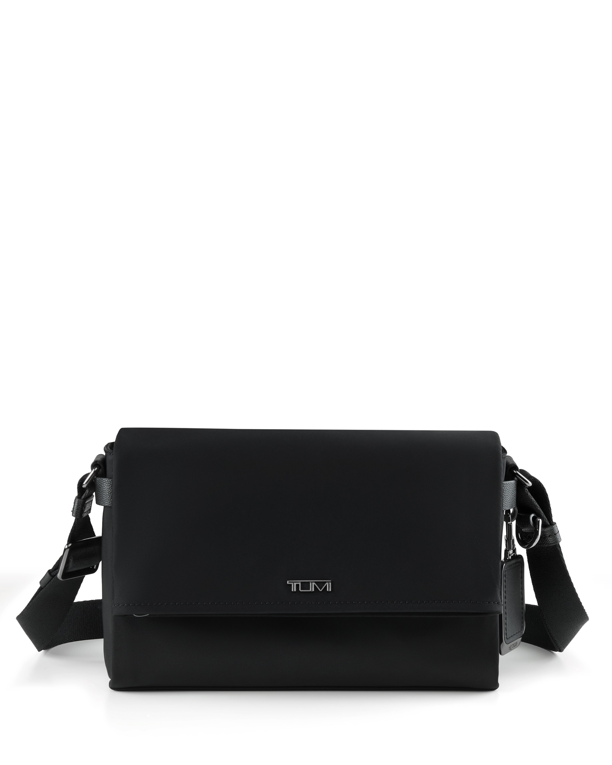 Imagen 1 de Bolso crossbody azalea voyageur de nailon con cierre de solapa Negro