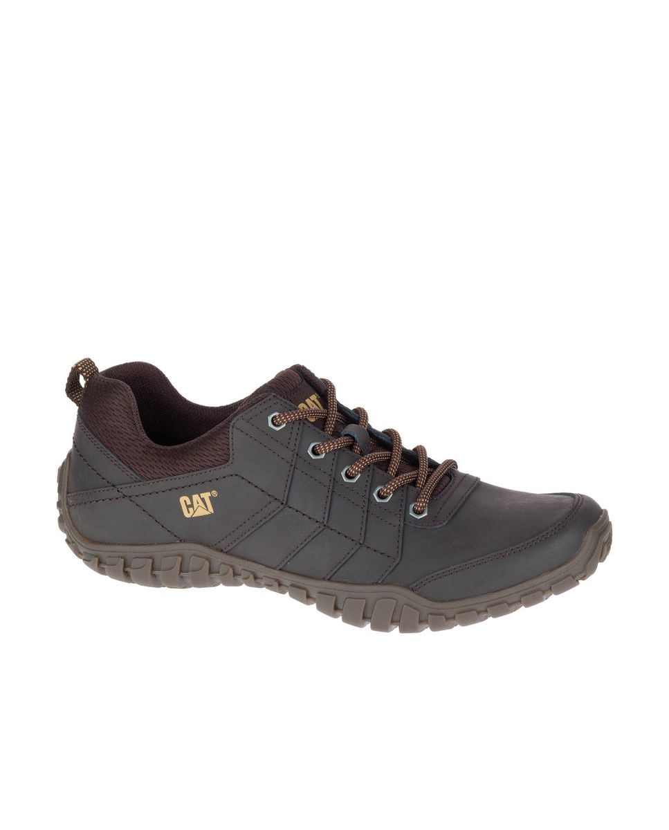 Zapatillas de hombre de piel instruct - Caterpillar - Marrón oscuro Marrón oscuro-3