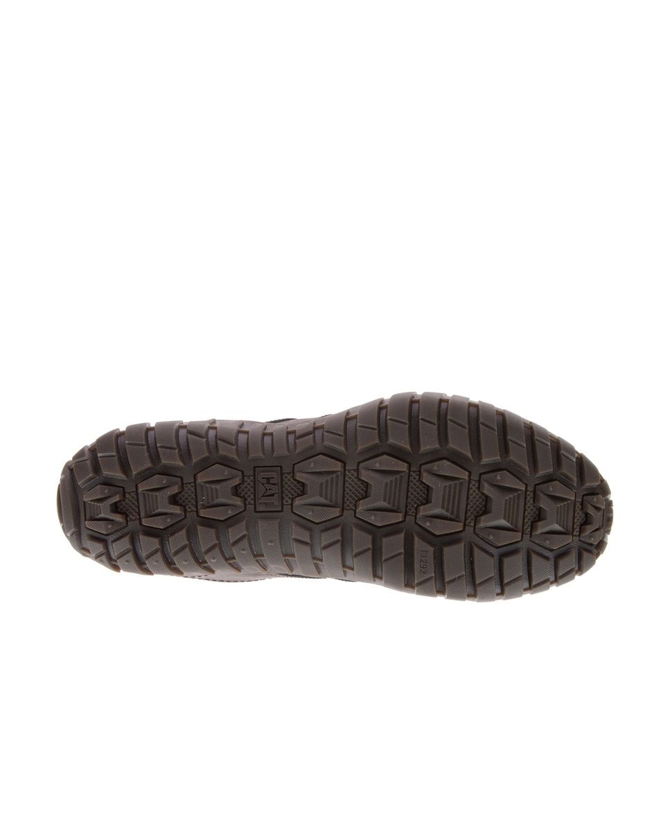 Zapatillas de hombre de piel instruct - Caterpillar - Marrón oscuro Marrón oscuro-5