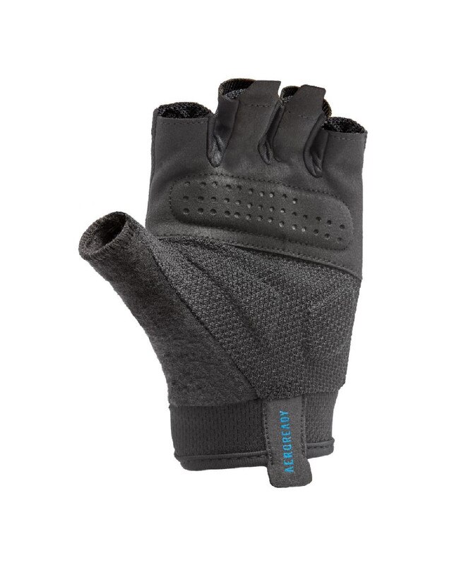 Imagen 5 de Guantes entrenamiento essential adidas - Negro / Azul Negro / Azul
