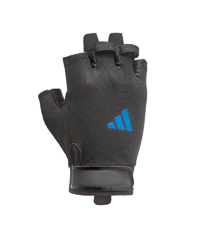 Imagen 9 de Guantes entrenamiento essential adidas - Negro / Azul Negro / Azul