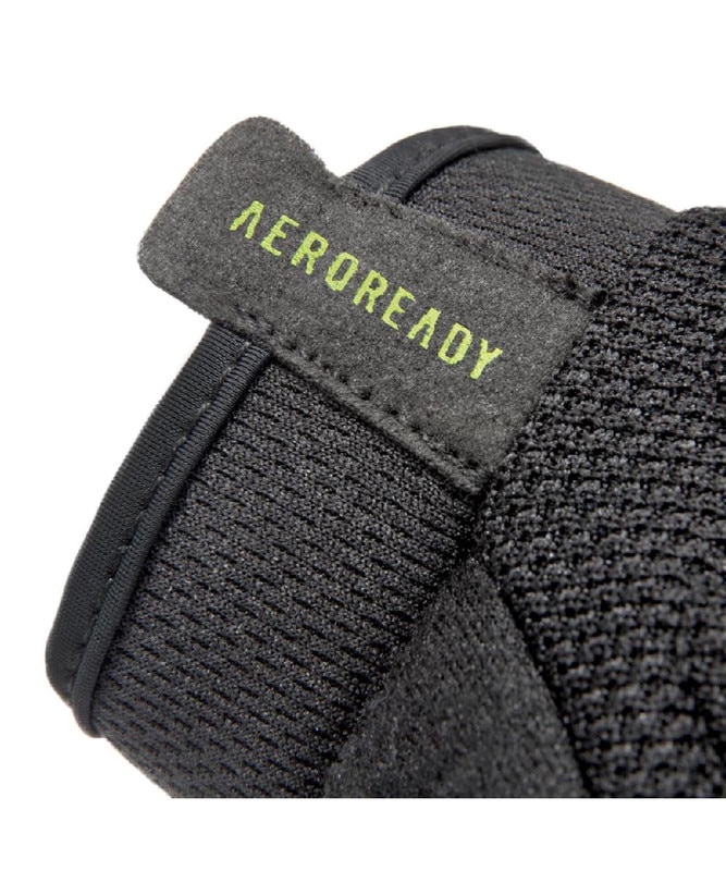 Imagen 9 de Guantes entrenamiento essential adidas - Negro / Verde Negro / Verde