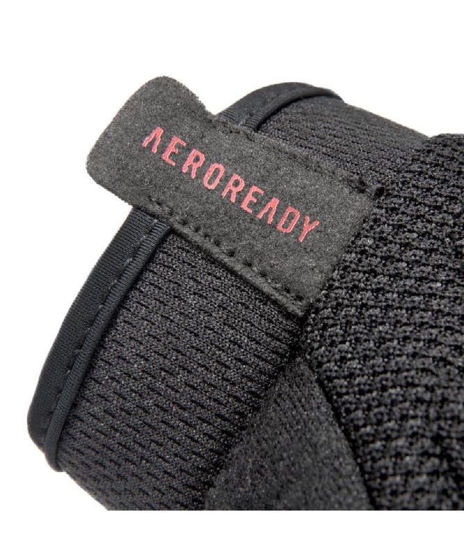 Imagen 9 de Guantes entrenamiento essential adidas - Negro / Rosa Negro / Rosa
