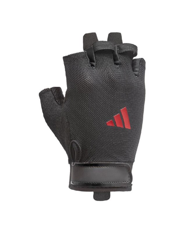Imagen 6 de Guantes entrenamiento essential adidas - Negro / Rojo Negro / Rojo