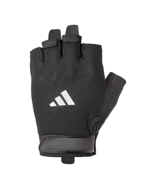 Imagen 7 de Guantes entrenamiento essential adidas - Negro / Blanco Negro / Blanco